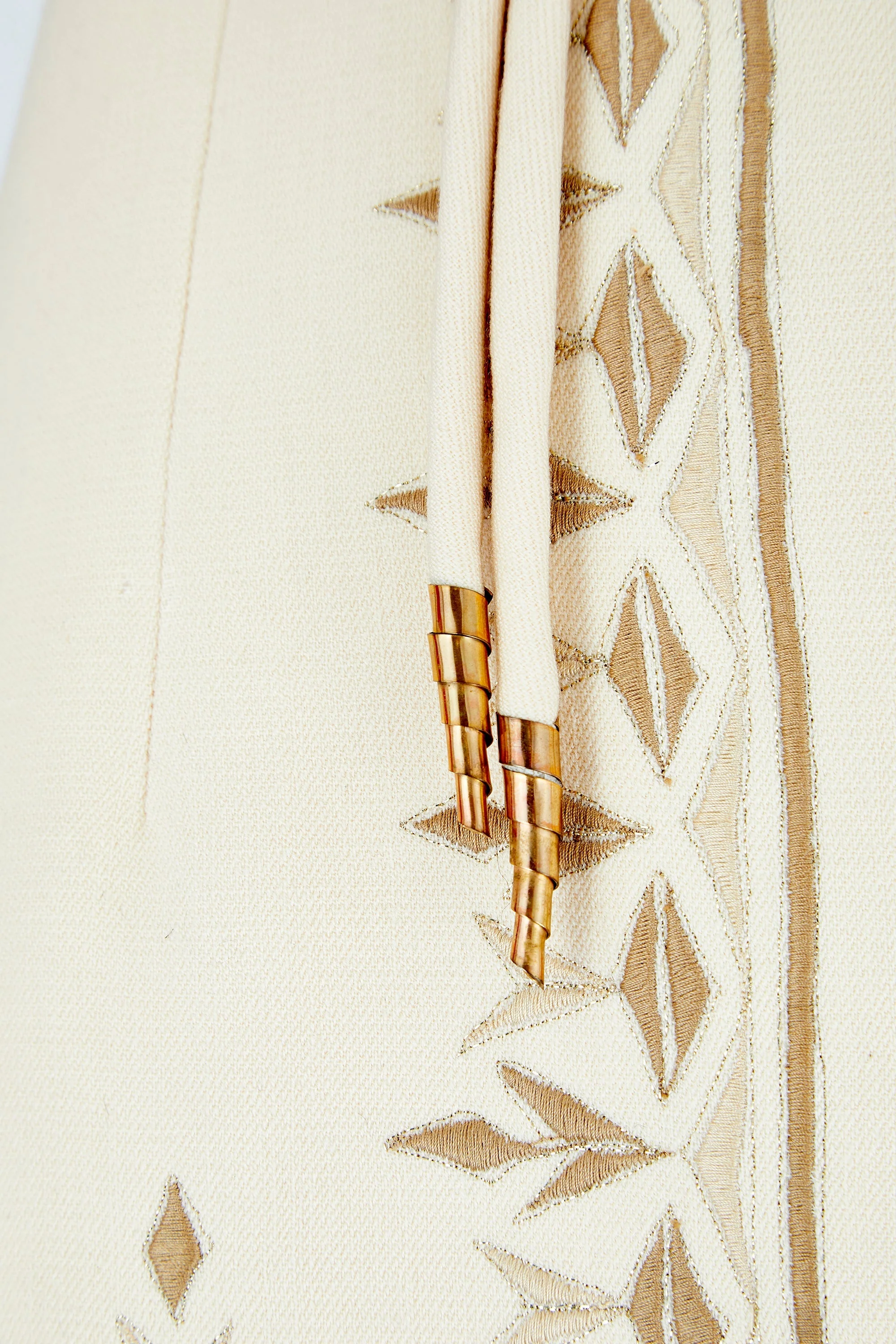 1970s Diorling by Christian Dior Embroidered Wool Tunic - Image 20