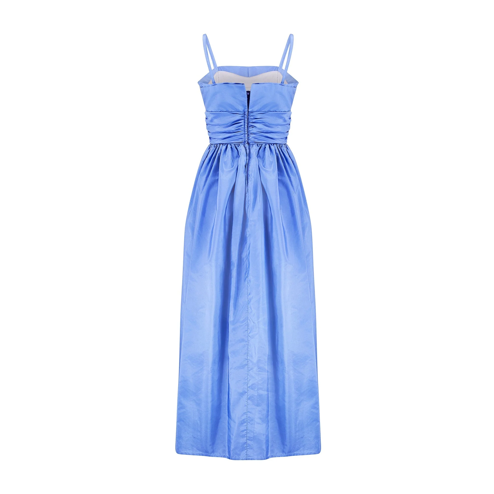 1980s Marjon Couture Lilac Evening Maxi Dress - Image 7