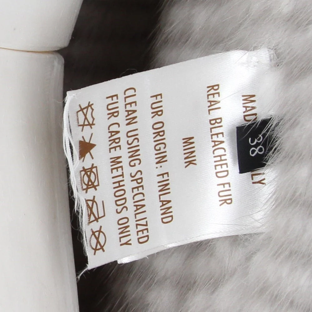 A.N.G.E.L.O. Vintage Cult Grey Mink Fur Coat - '90s - Image 4