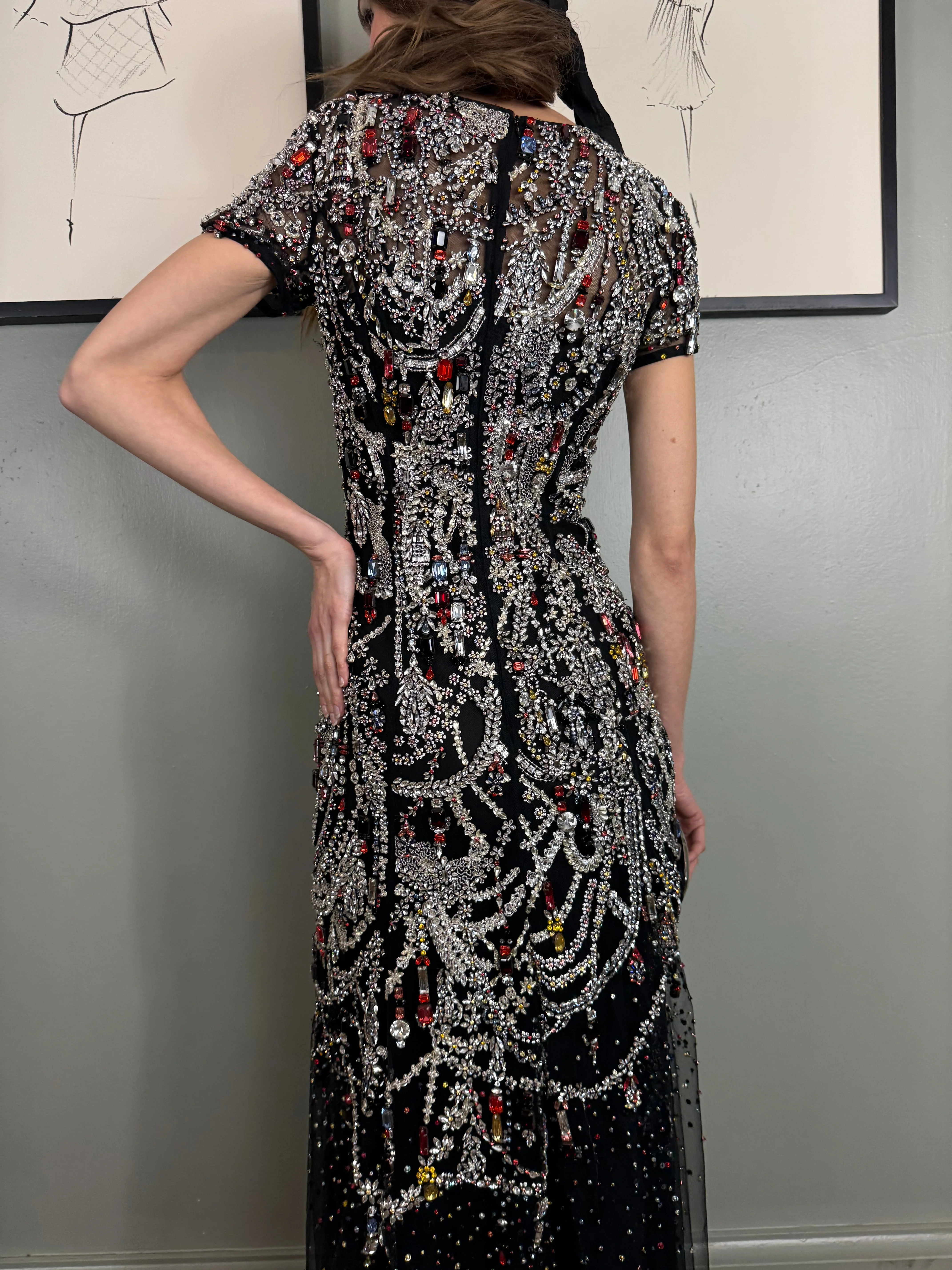 Alexander McQueen, 2019 Runway Couture jewelled dress - Image 16