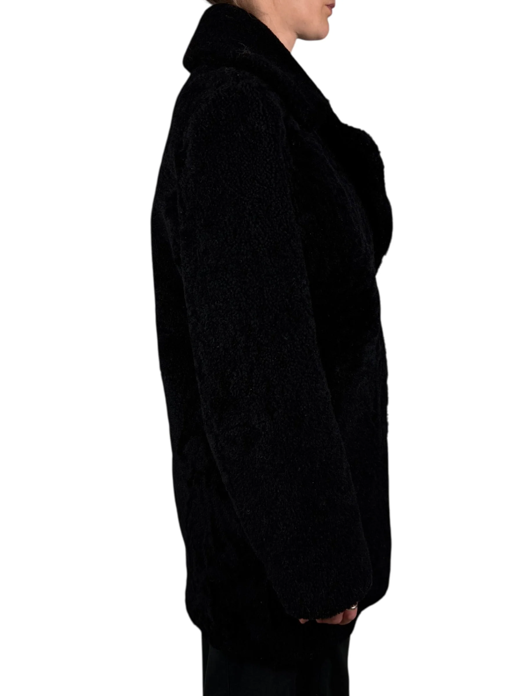 Alexander McQueen F/W 2012 Menswear shearling coat - Image 10