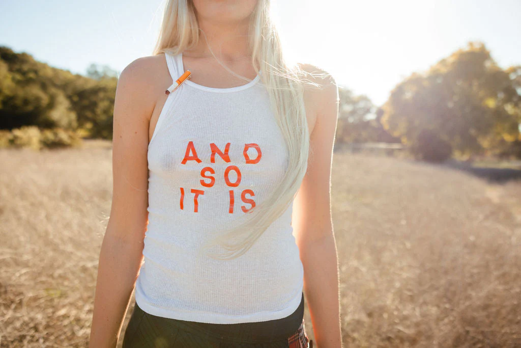 And So it is.... Ribbed Hanes Tank - Image 2