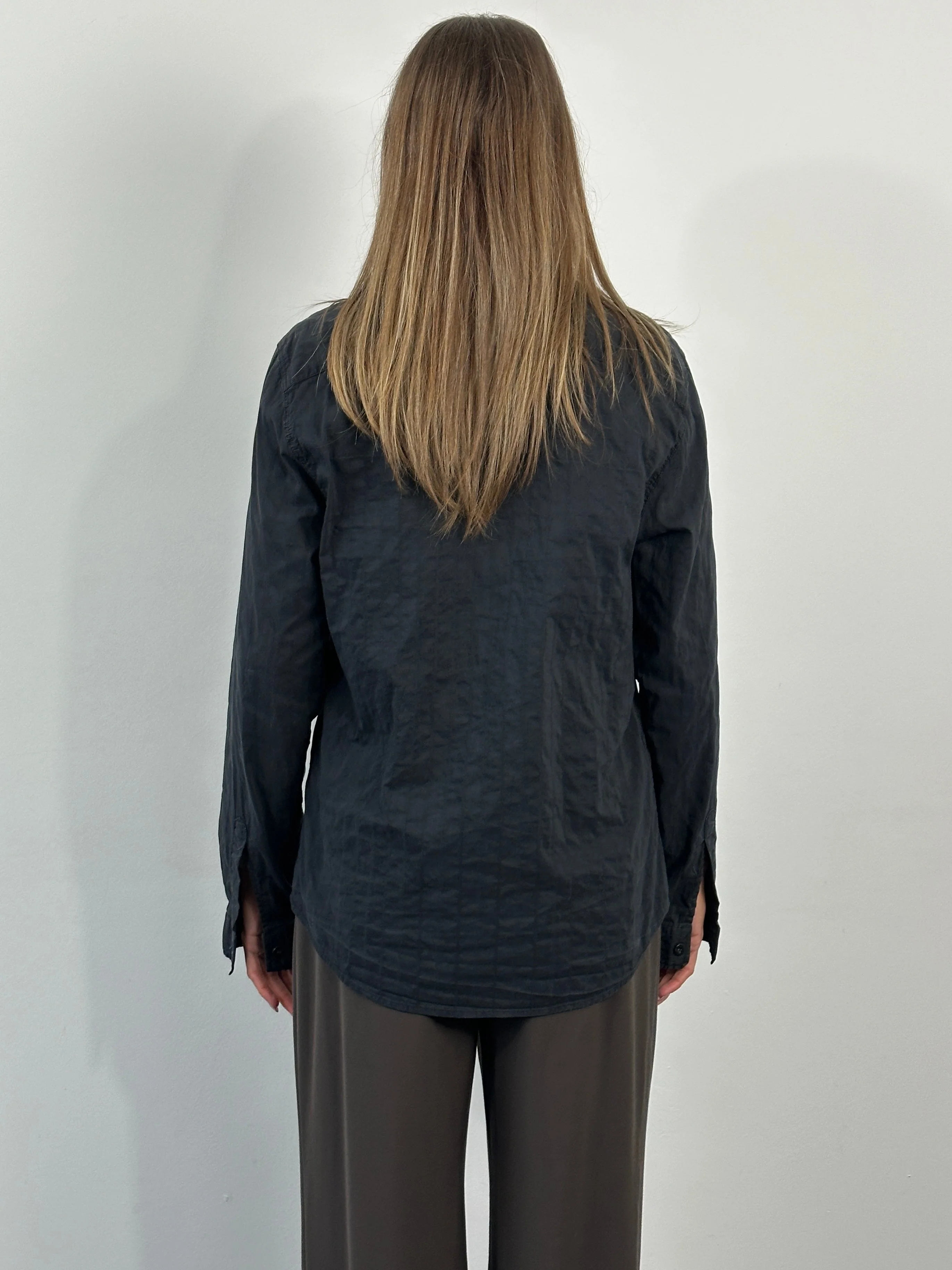 Armani Jeans 1990s Cotton Logo Shirt - M - Image 17