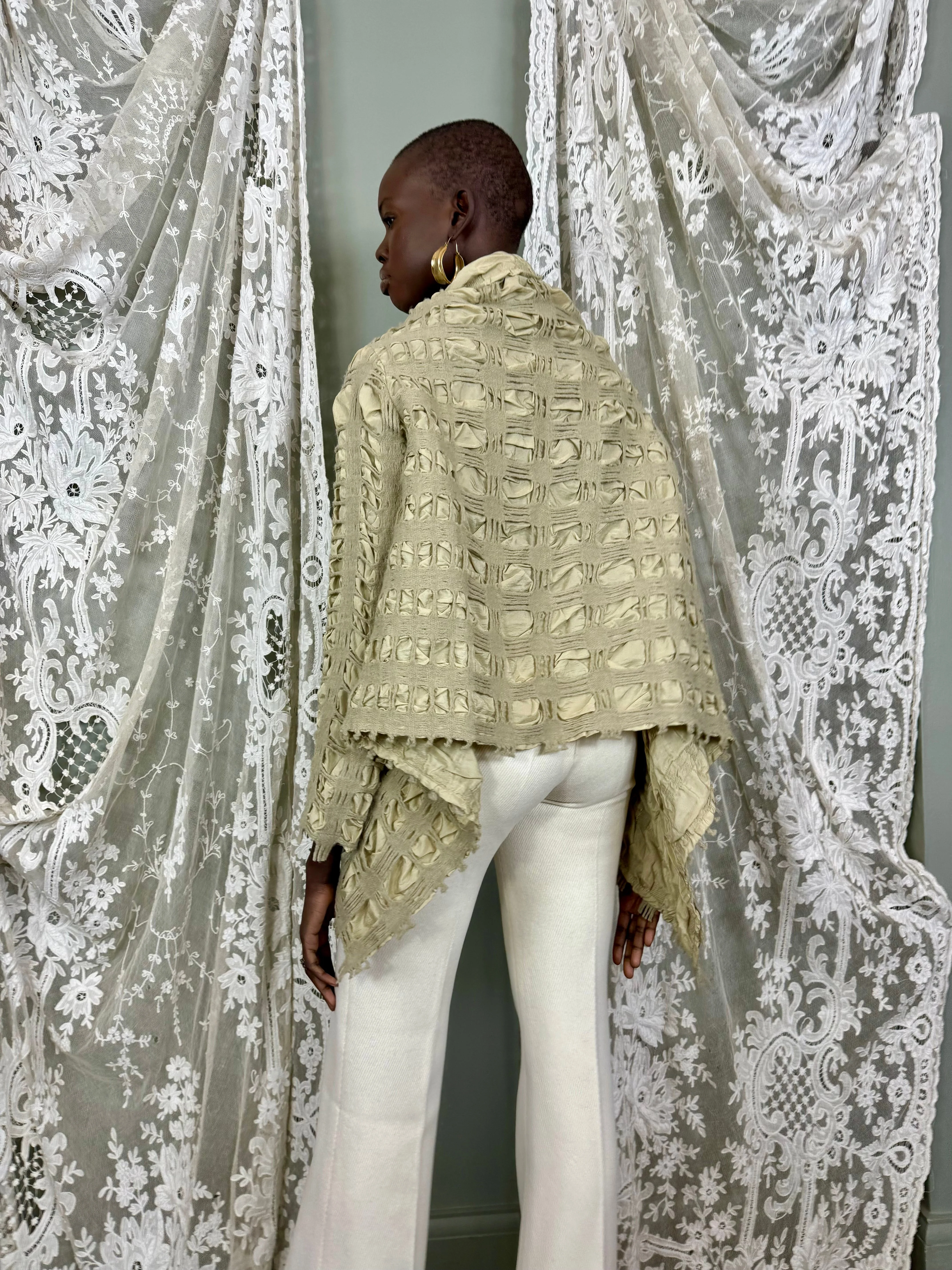 Bahia, textured wool and silk jacket - Image 12
