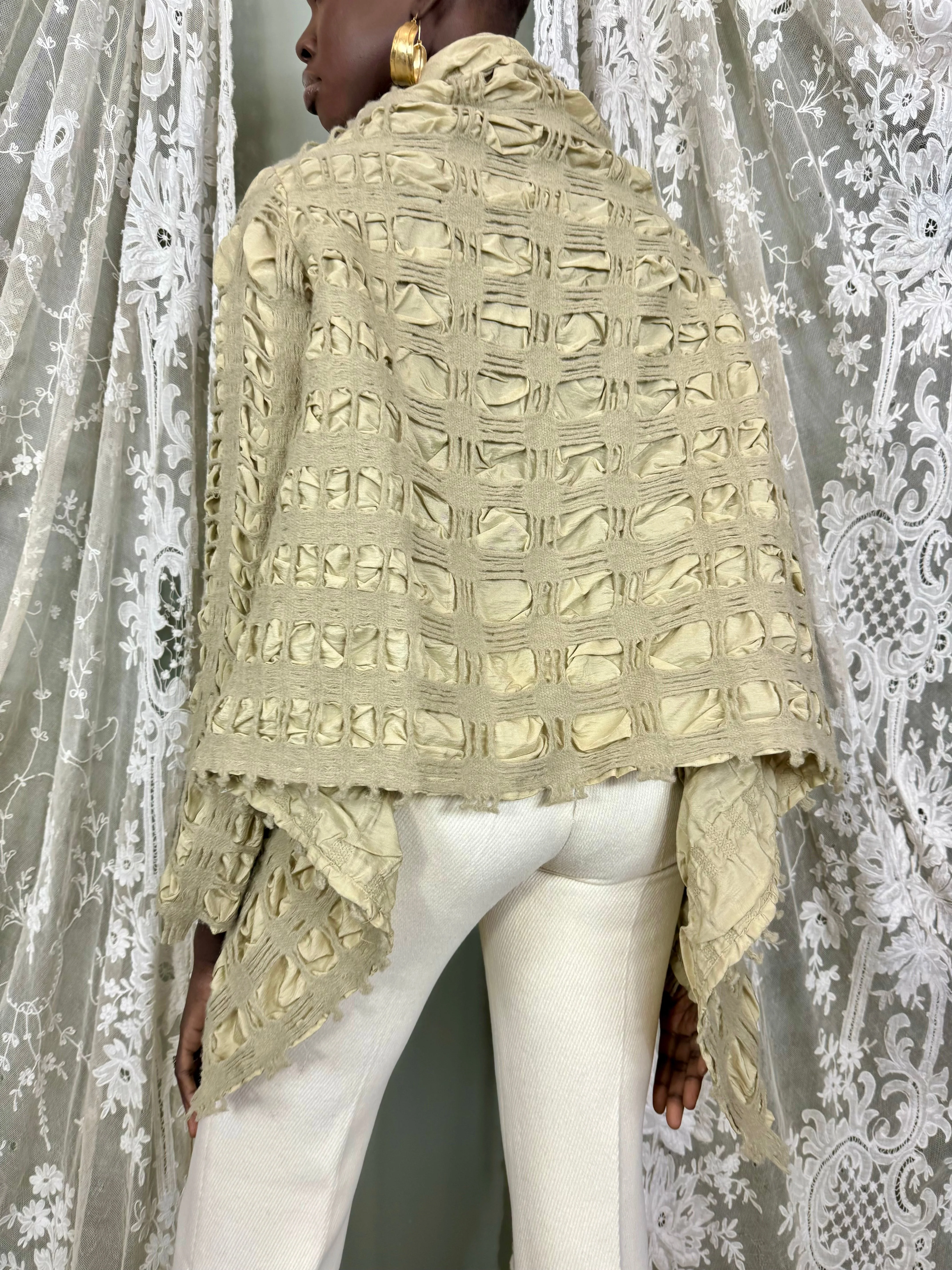 Bahia, textured wool and silk jacket - Image 14