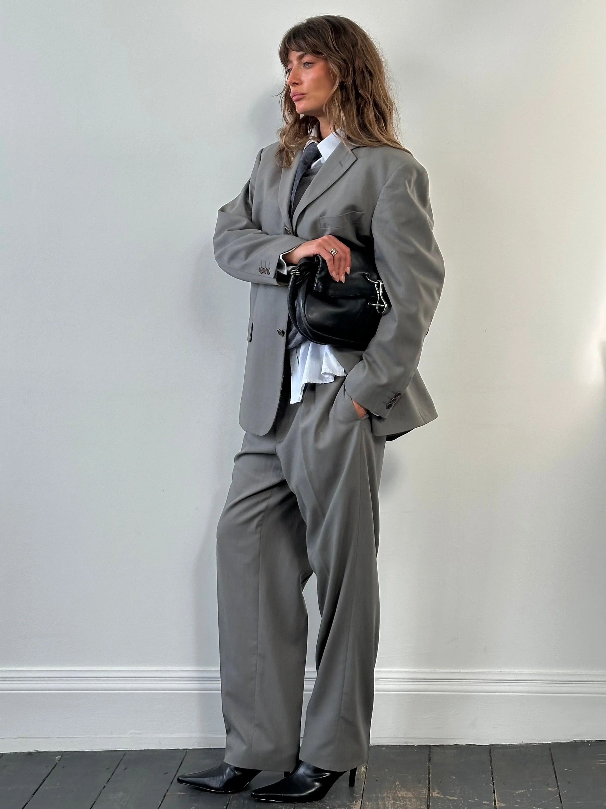 Balmain 1990s Pure Wool Single Breasted Suit - 42S/W32 - Image 40