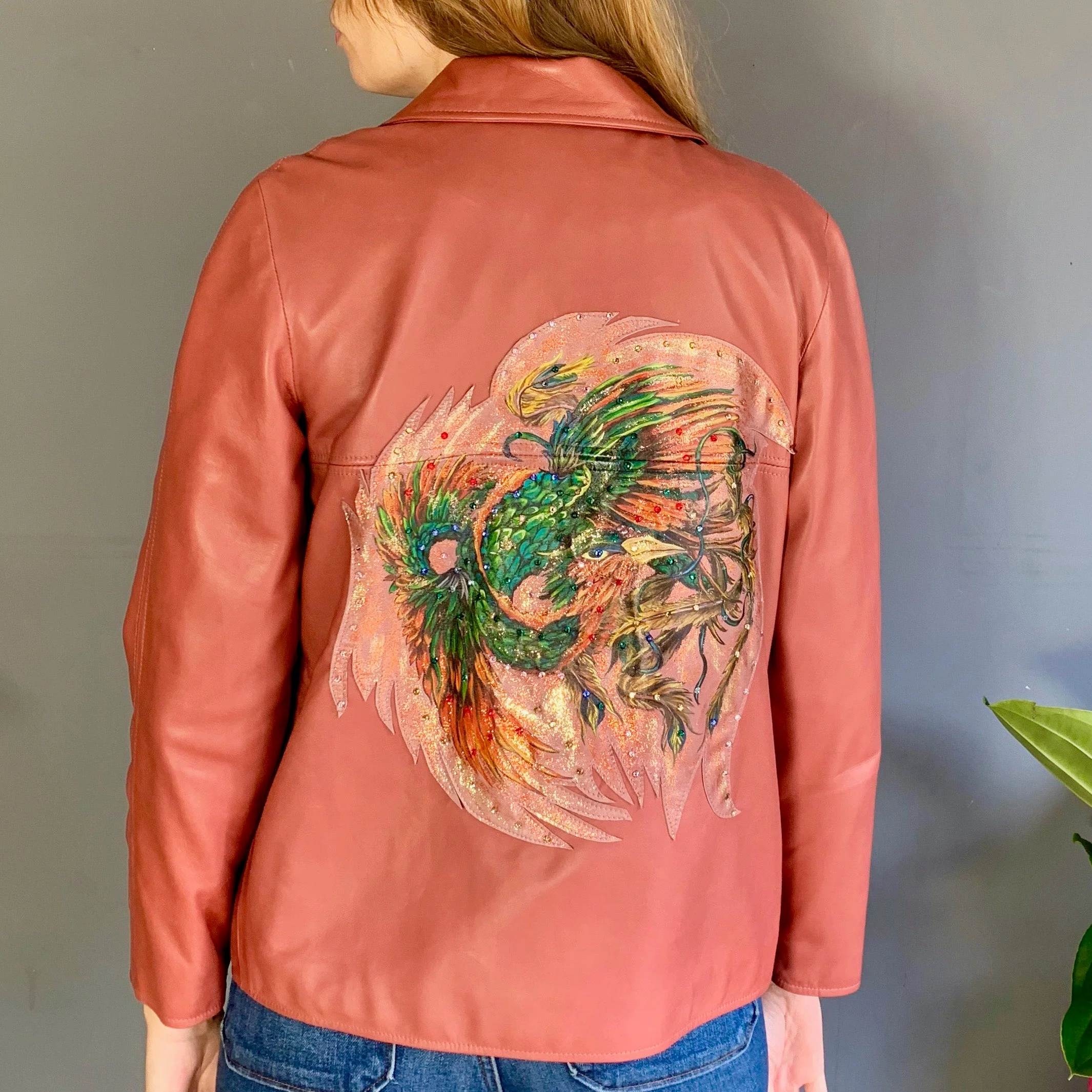 Bless the Holi, hand painted jacket - Image 7