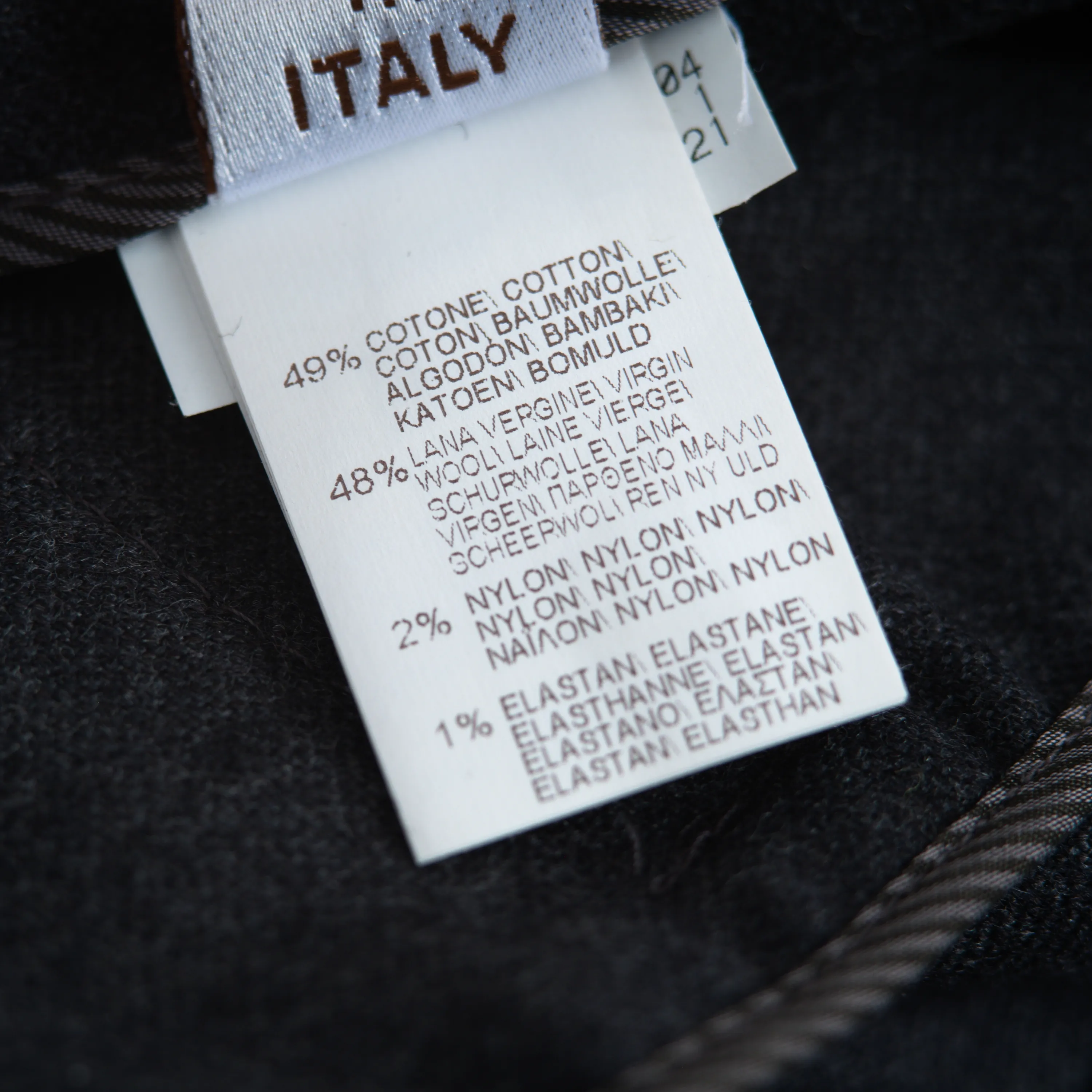 Brunello Cucinelli navy wool–cotton tailored trousers – ’20s - Image 15