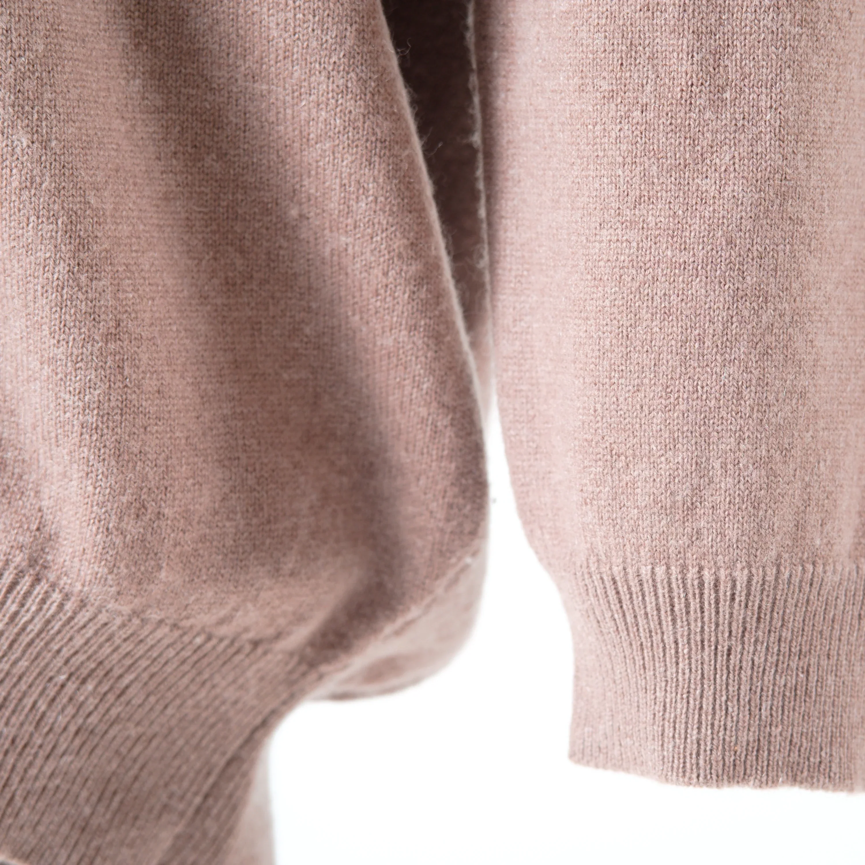 Brunello Cucinelli Taupe Cashmere V-Neck Sweater – ’10s - Image 13