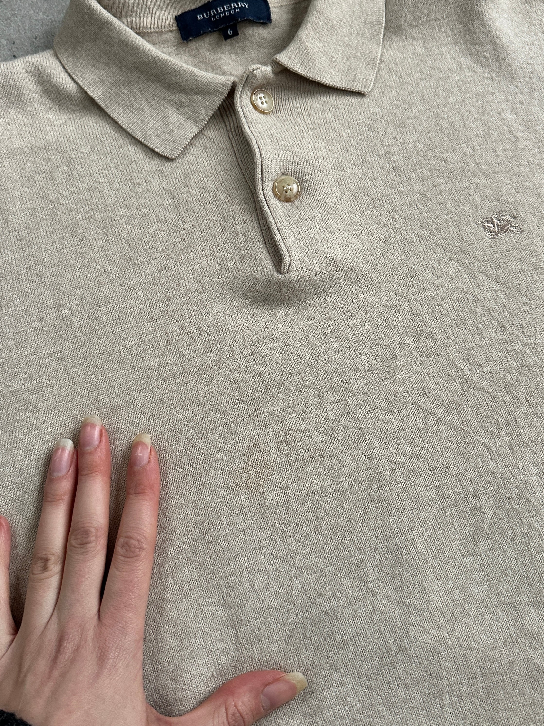 Burberry 1990s Wool Polo Jumper - M - Image 30