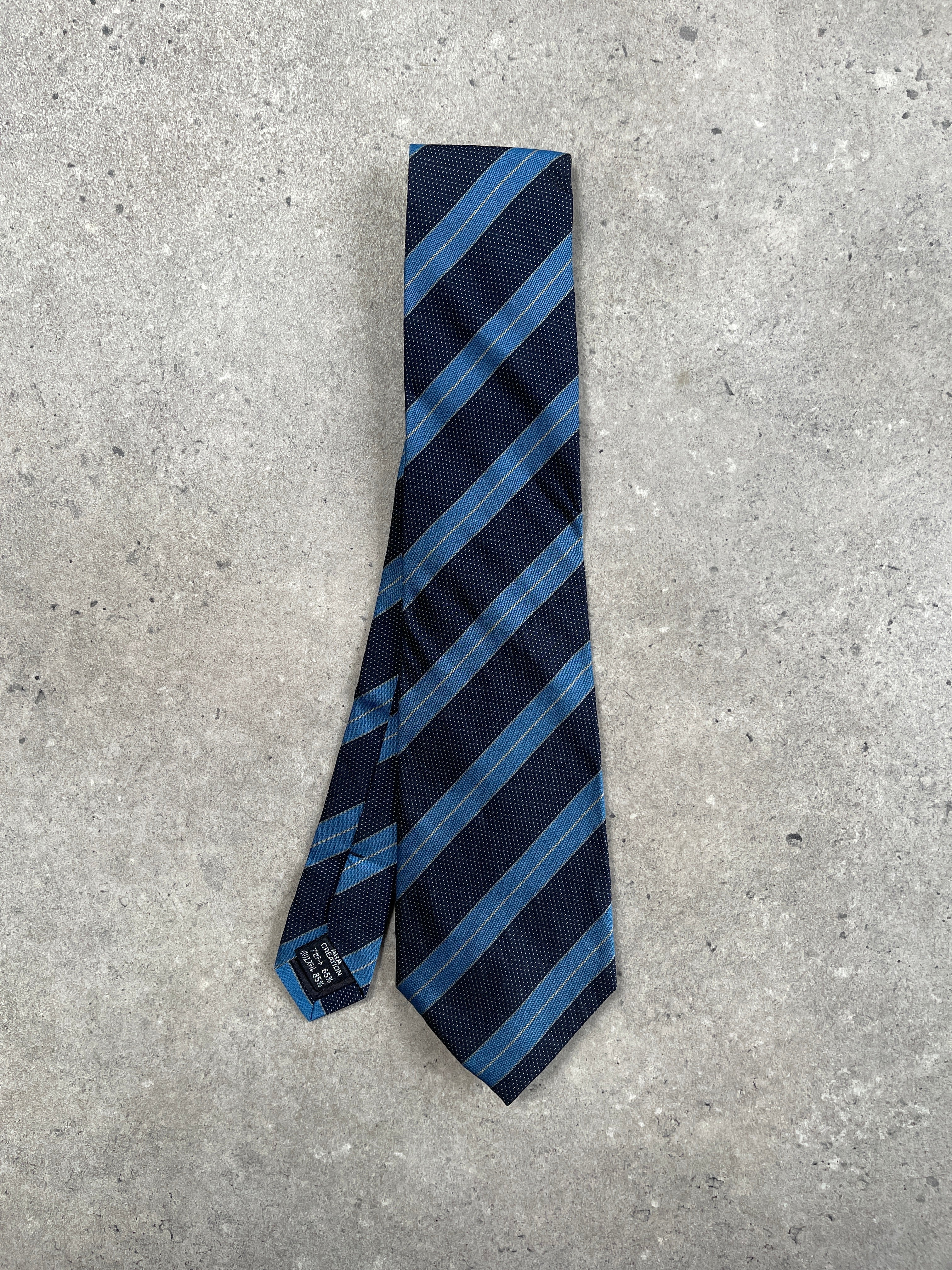 Calvin Klein CK 1990s Diagonal Stripe Tie - Image 7