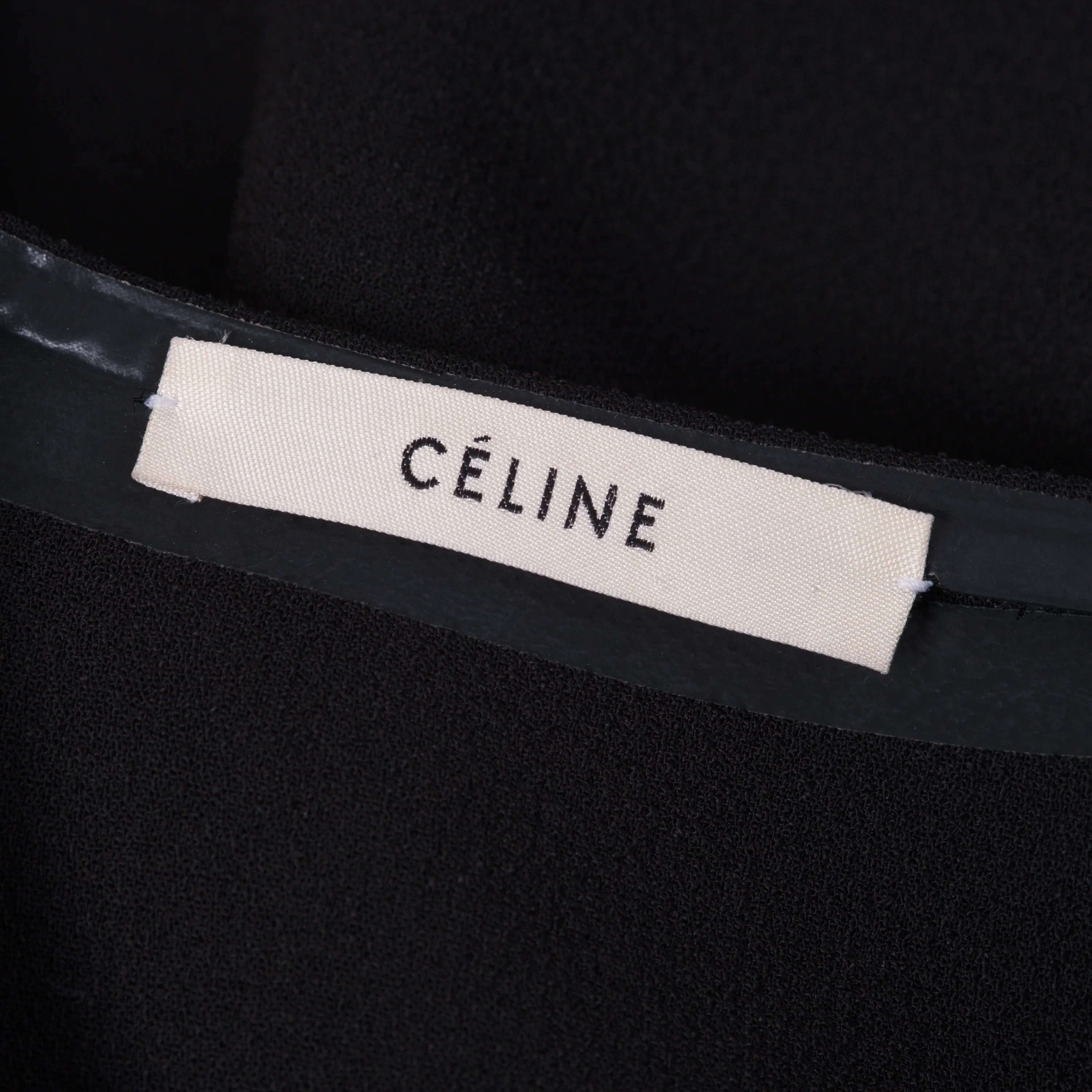 Céline Phoebe Philo Crêpe Zip Shift Dress- '10s - Image 11