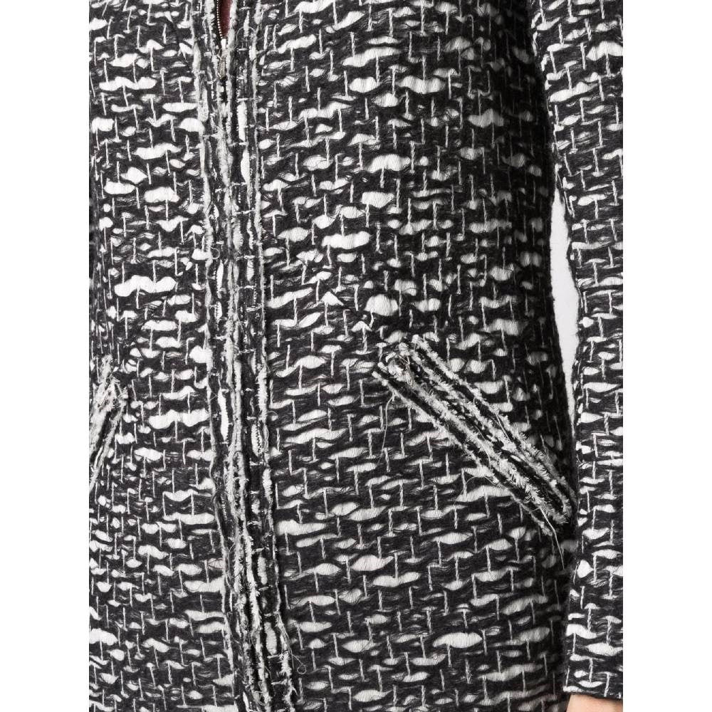 Chanel Black and White Wool Coat - 2010s - Image 209