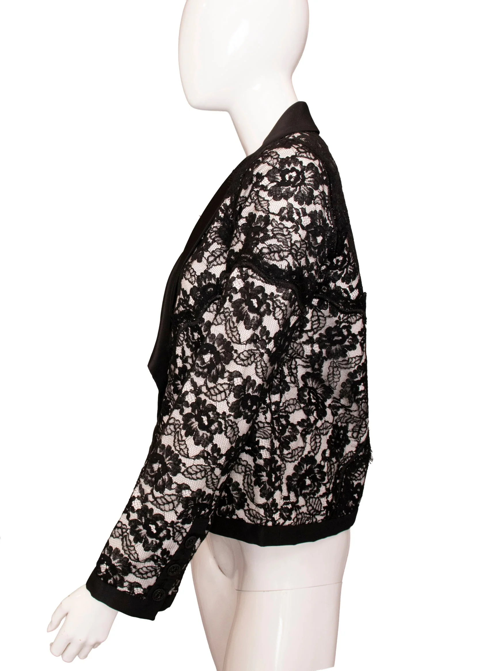 Chanel Black Lace Jacket - Image 13