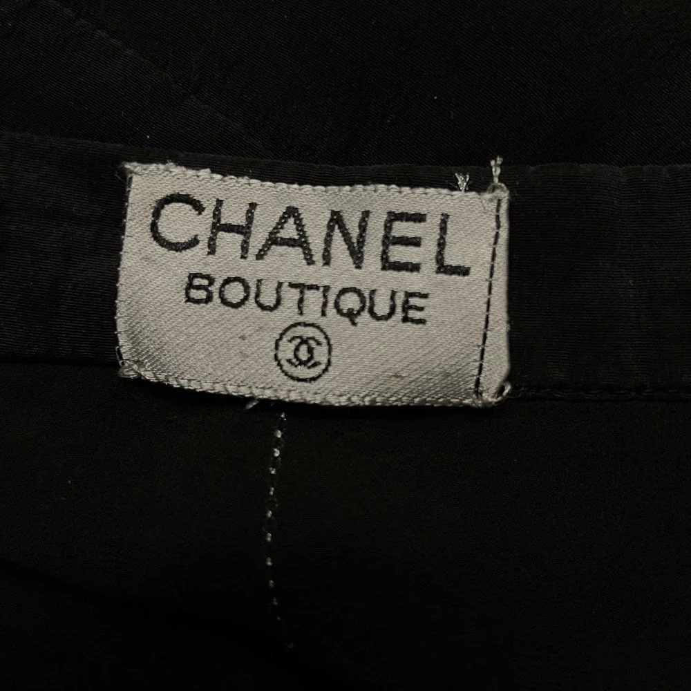 Chanel Black Paneled Skirt - '90s - Image 66