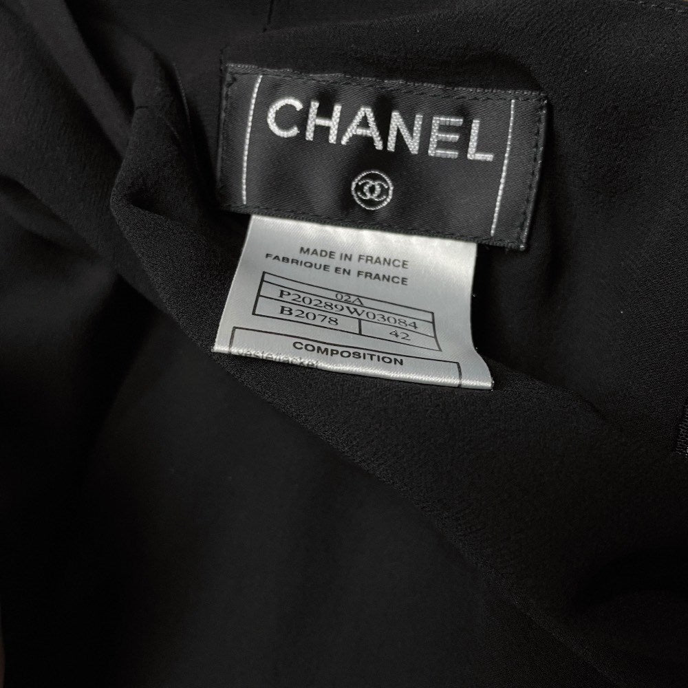 Chanel Black Silk Skirt - 2000s - Image 192