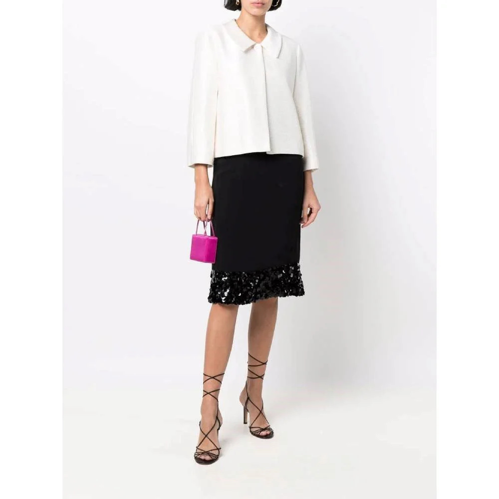 Chanel Black Silk Skirt - 2000s - Image 200