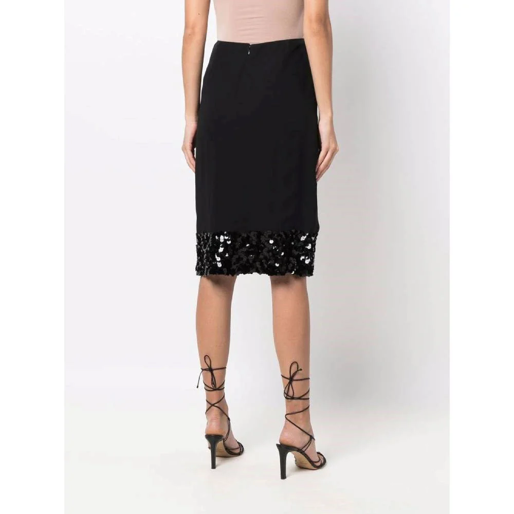 Chanel Black Silk Skirt - 2000s - Image 214