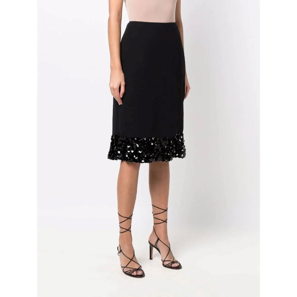 Chanel Black Silk Skirt - 2000s - Image 69