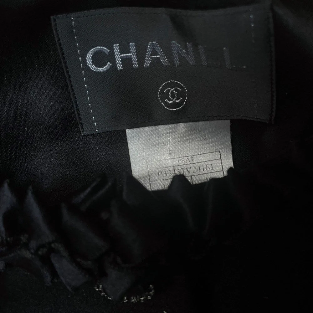 Chanel Black Wool Coat - 2000s - Image 246