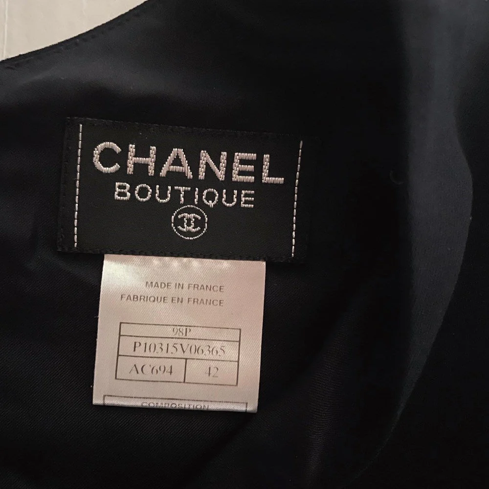 Chanel Black Wool Sleeveless Dress - '90s - Image 233