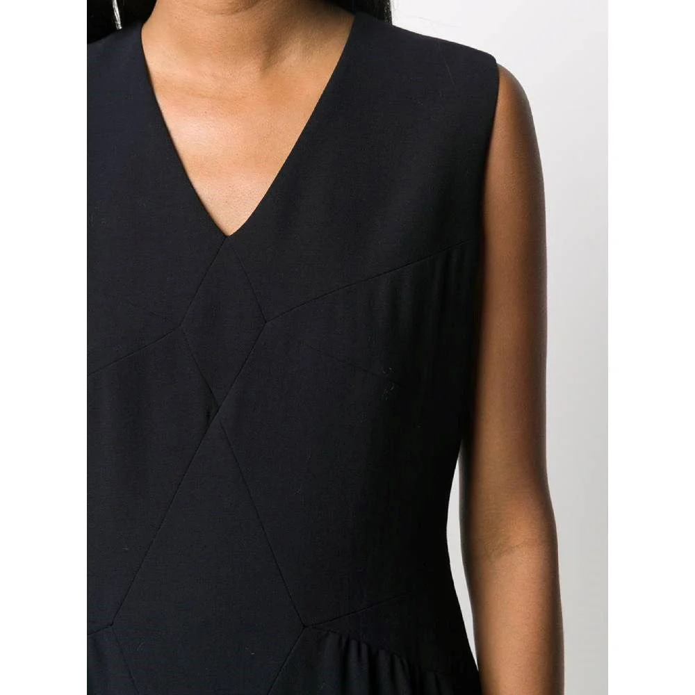 Chanel Black Wool Sleeveless Dress - '90s - Image 5