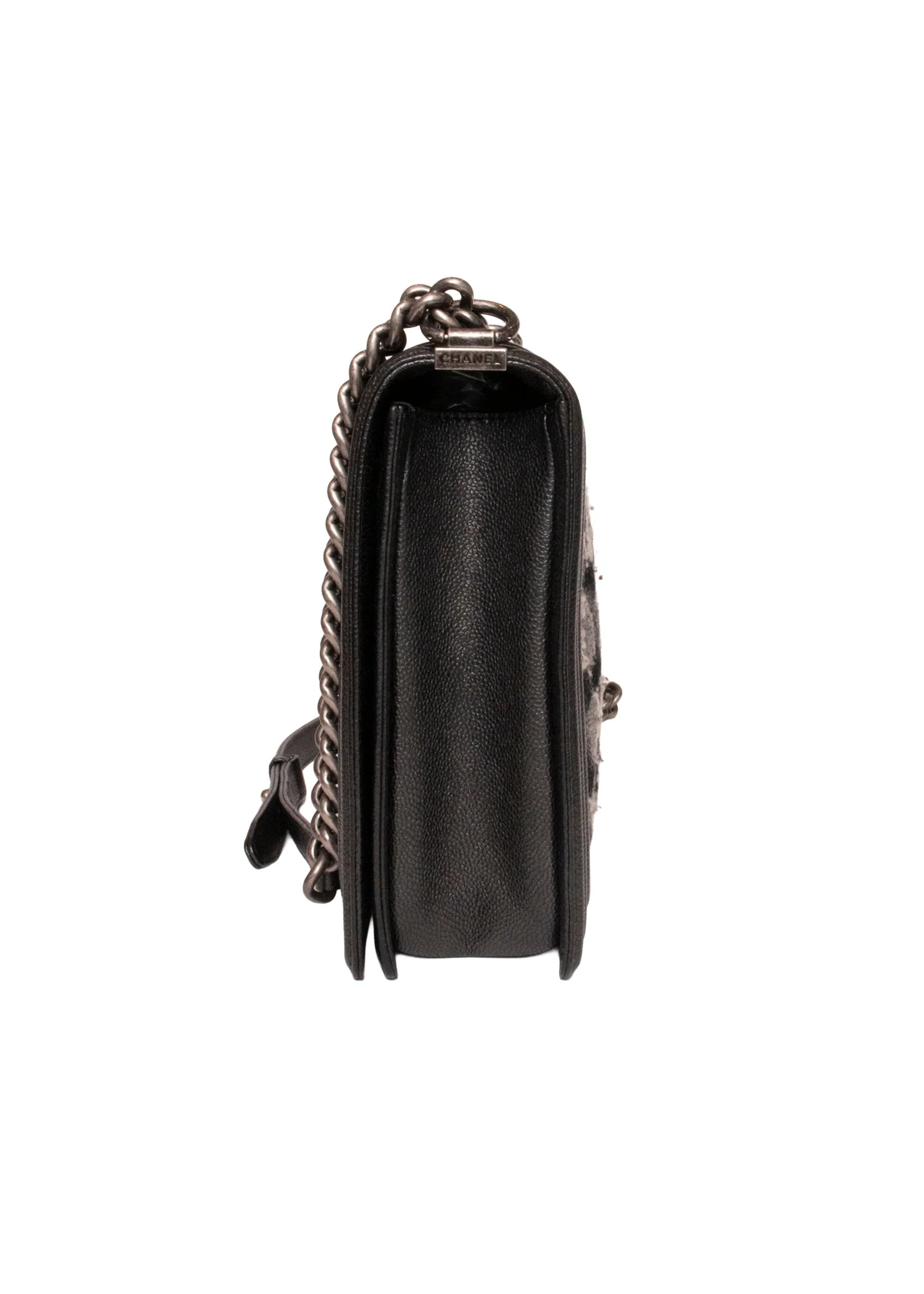 Chanel Check Boy 25 Coco Mark Chain Bag - Image 30