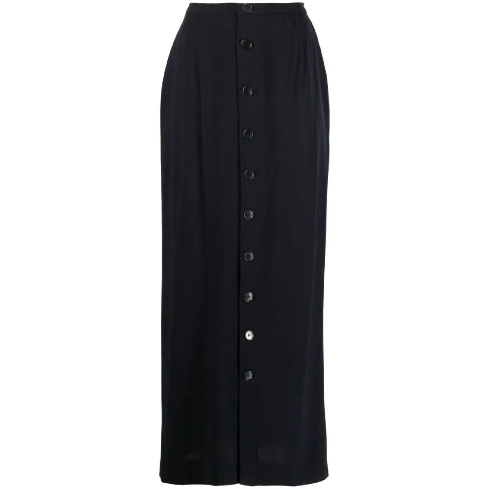 Chanel Dark Blue Long Skirt - '90s - Image 56