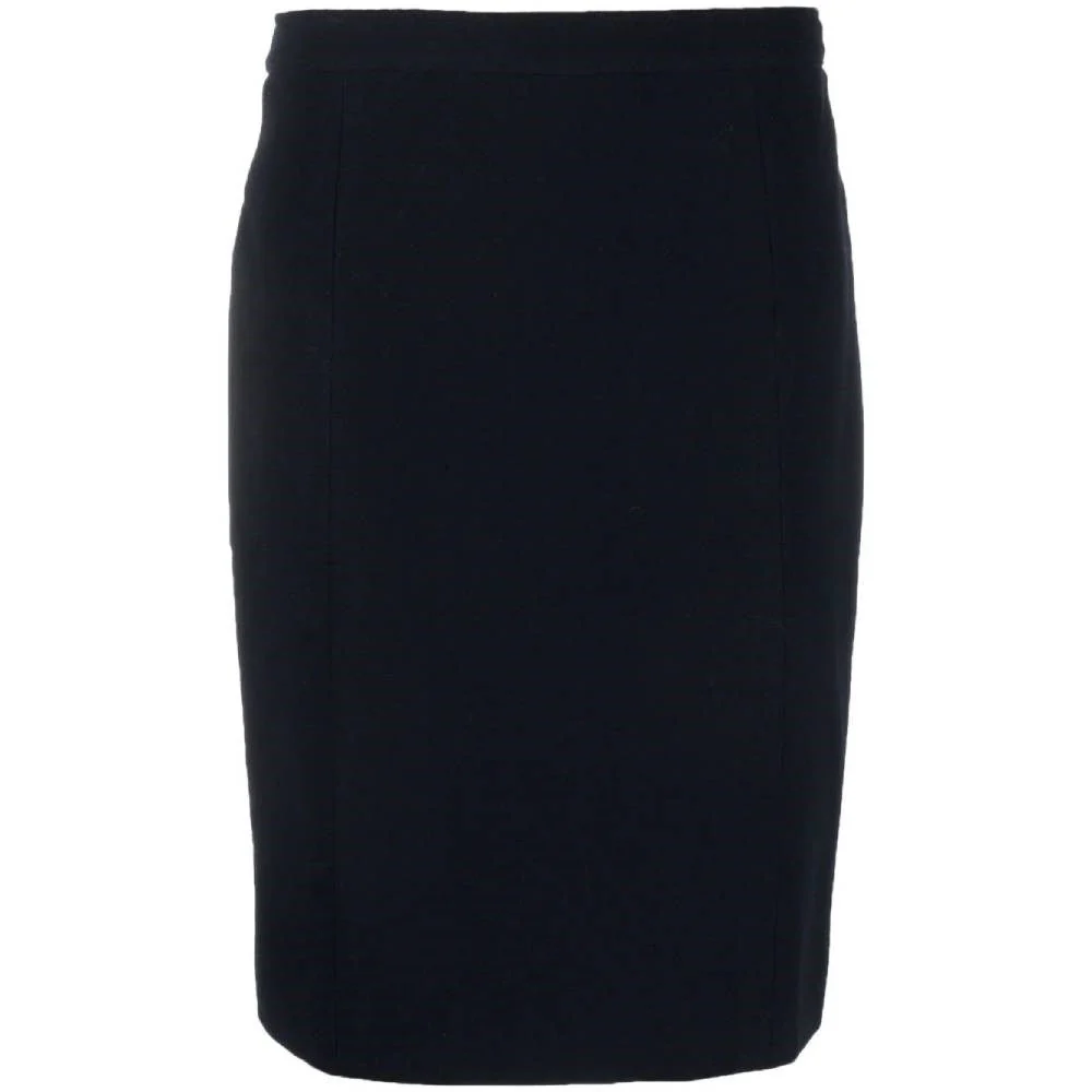 Chanel Dark Blue Wool Midi Skirt - '90s - Image 229