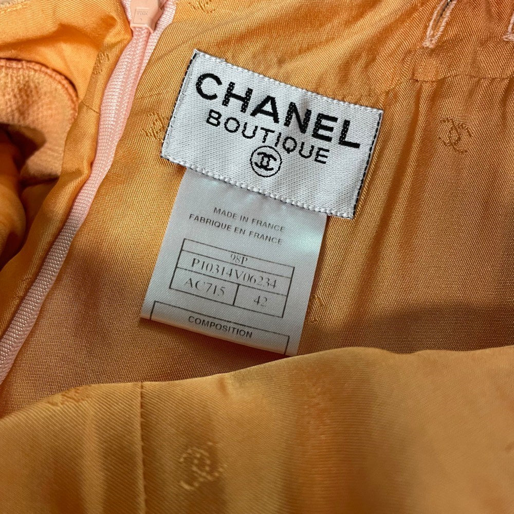 Chanel Peach Orange Dress - '90s - Image 30