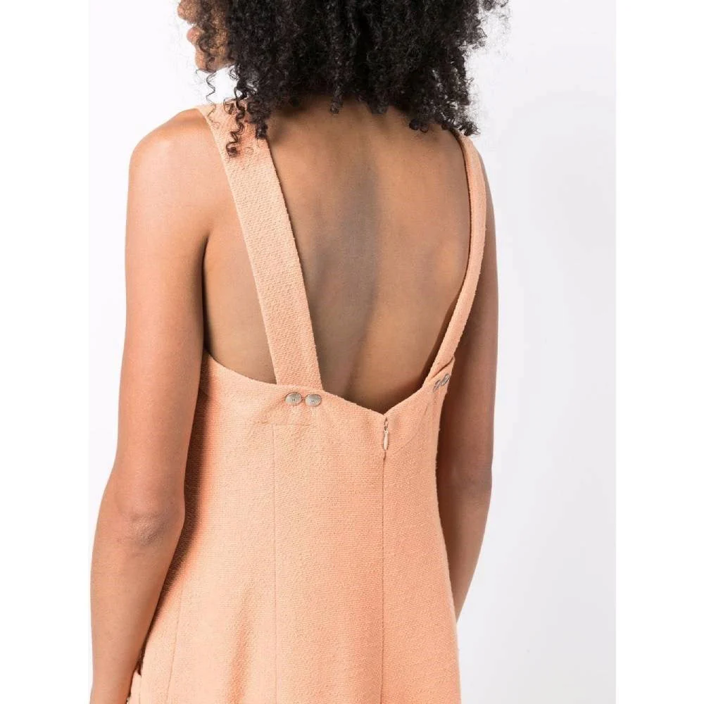 Chanel Peach Orange Dress - '90s - Image 35