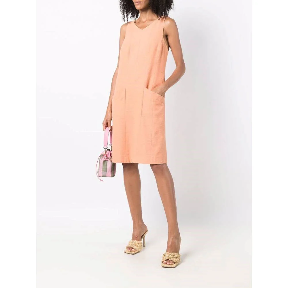 Chanel Peach Orange Dress - '90s - Image 98
