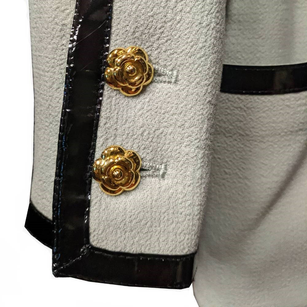 Chanel Sugar Paper Colored Wool Skirt Suit - '90s - Image 177