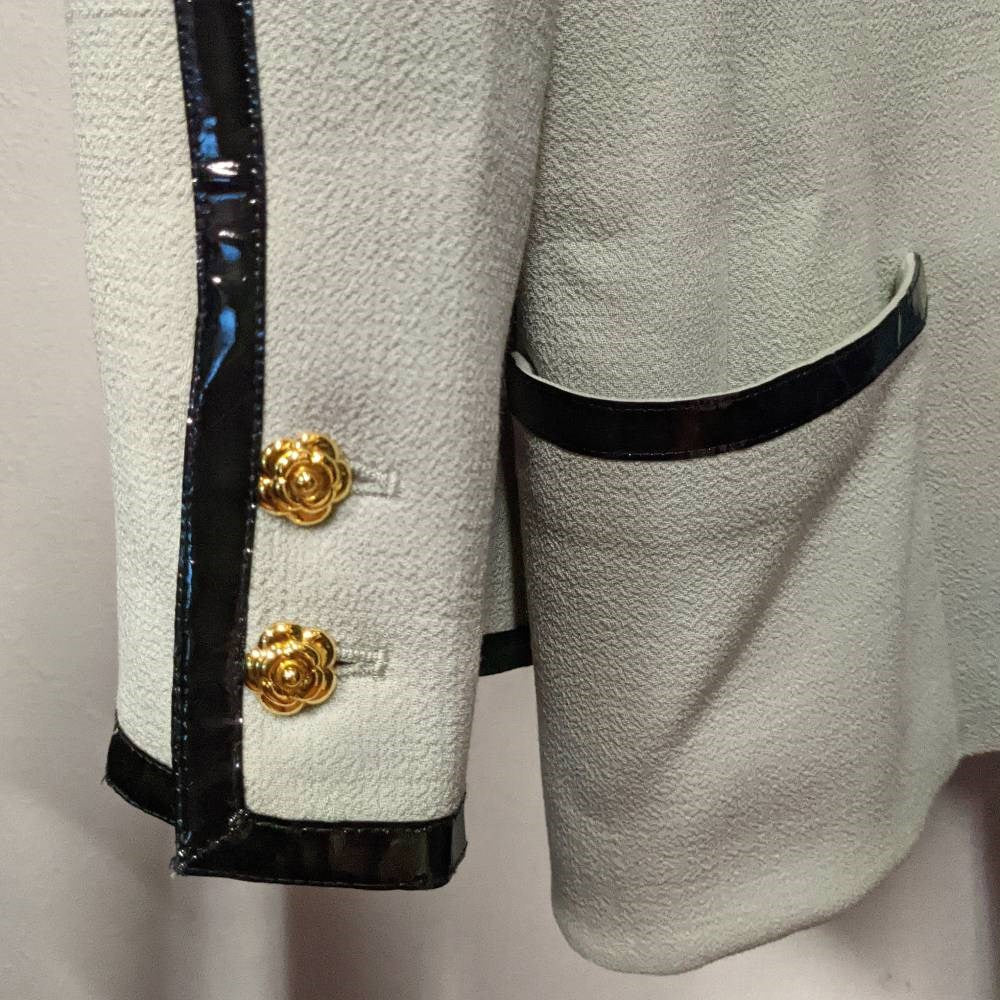 Chanel Sugar Paper Colored Wool Skirt Suit - '90s - Image 223