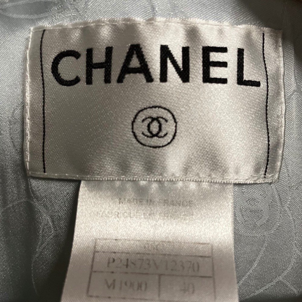 Chanel White Cotton Bouclé Jacket - 2000s - Image 108