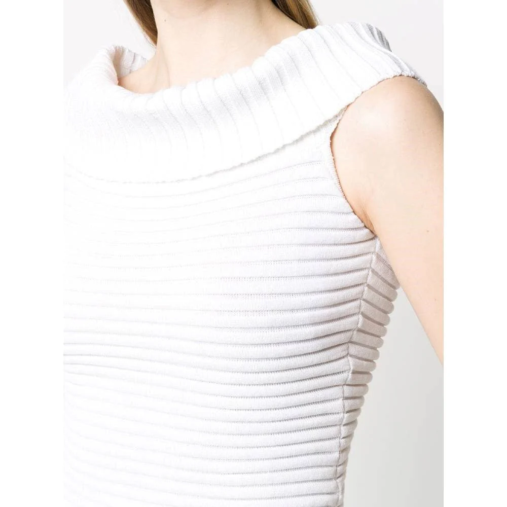 Chanel White Ribbed Dress - 2000s - Image 113