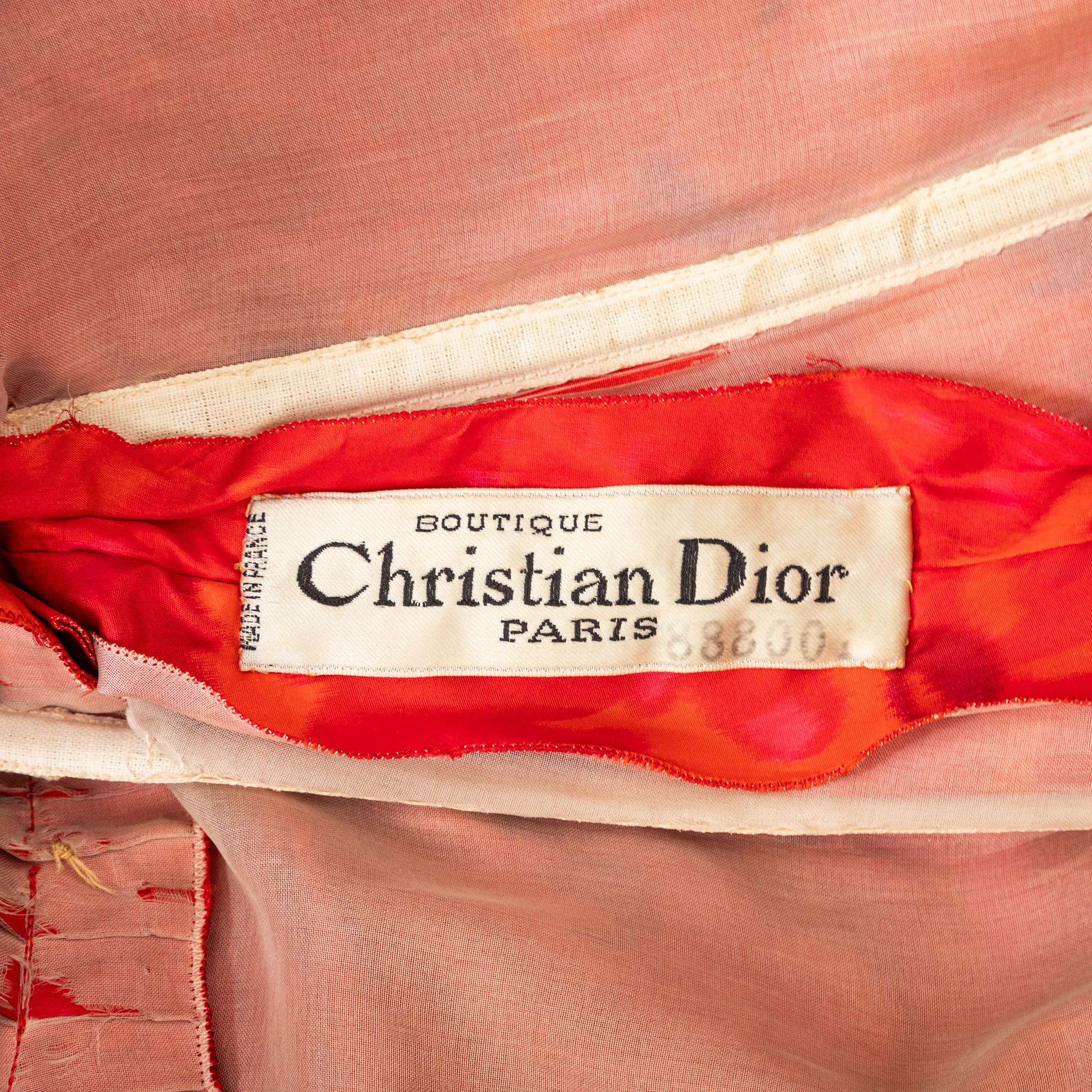 Christian Dior Boutique Silk Dress - '50s - Image 11