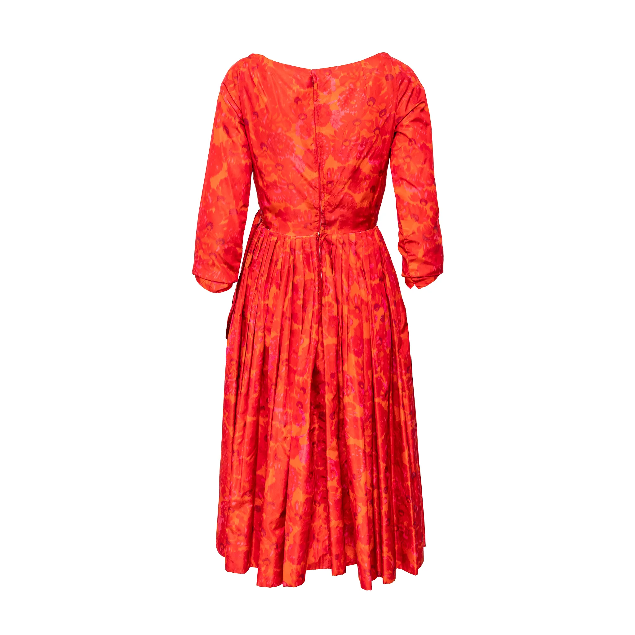 Christian Dior Boutique Silk Dress - '50s - Image 13