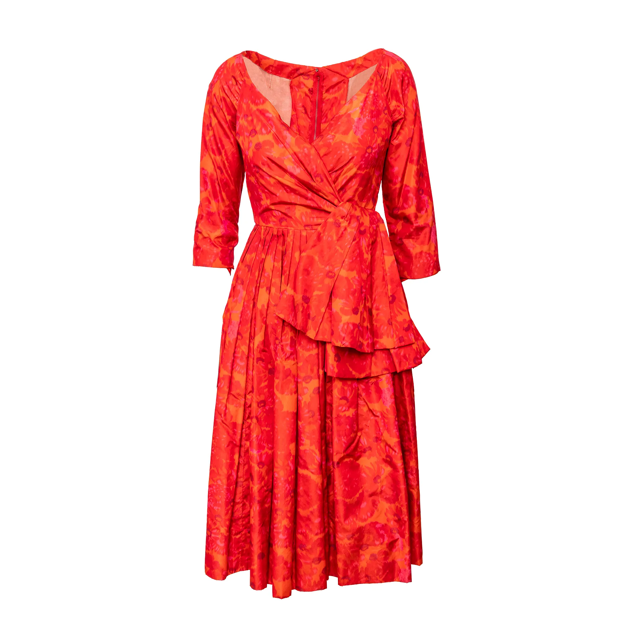 Christian Dior Boutique Silk Dress - '50s - Image 33