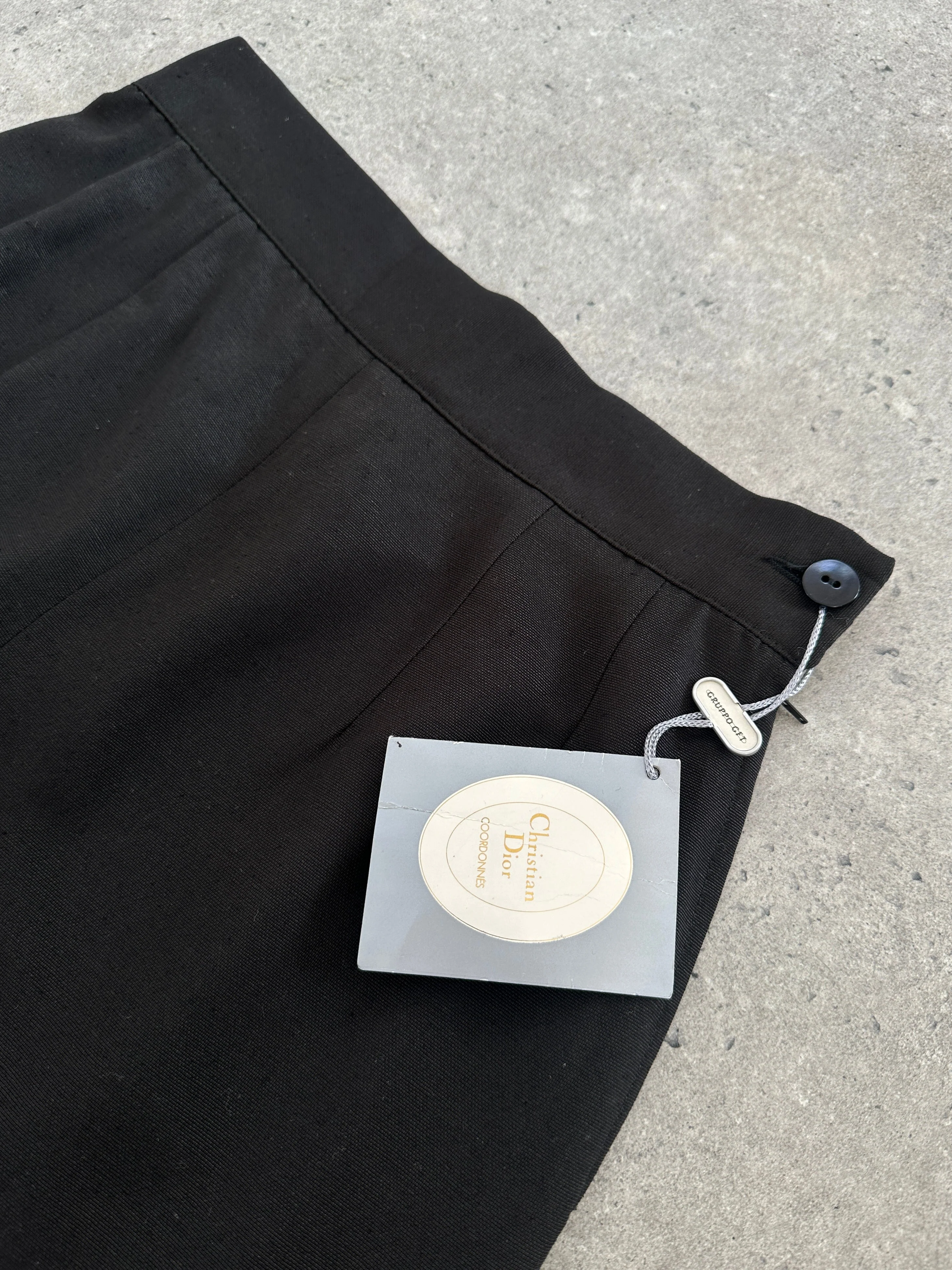 Christian Dior Coordonnes 1990s Silk Tapered Leg Trousers - W24 - Image 22