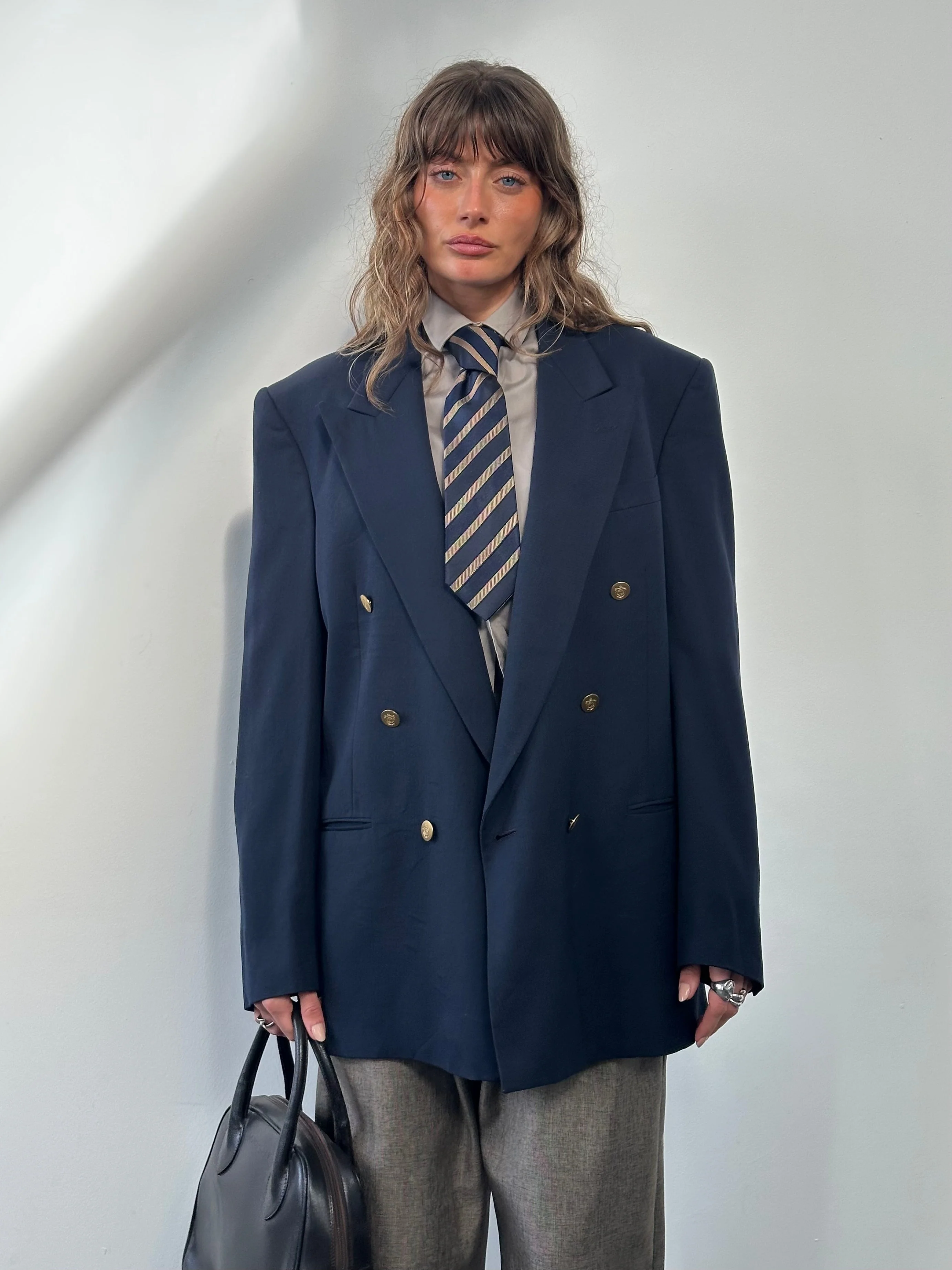 Christian Dior Monsieur 1980s Bespoke Button Double Breasted Blazer - 42L/XL - Image 19