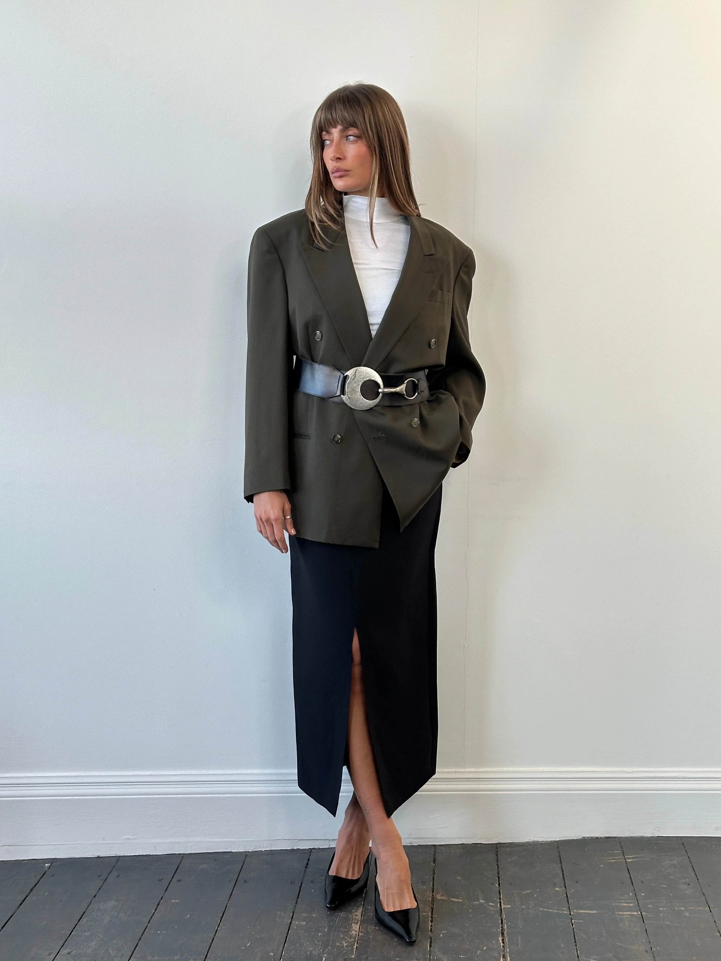 Christian Dior Monsieur 1980s Pure Wool Double Breasted Blazer - 41R/XL - Image 10