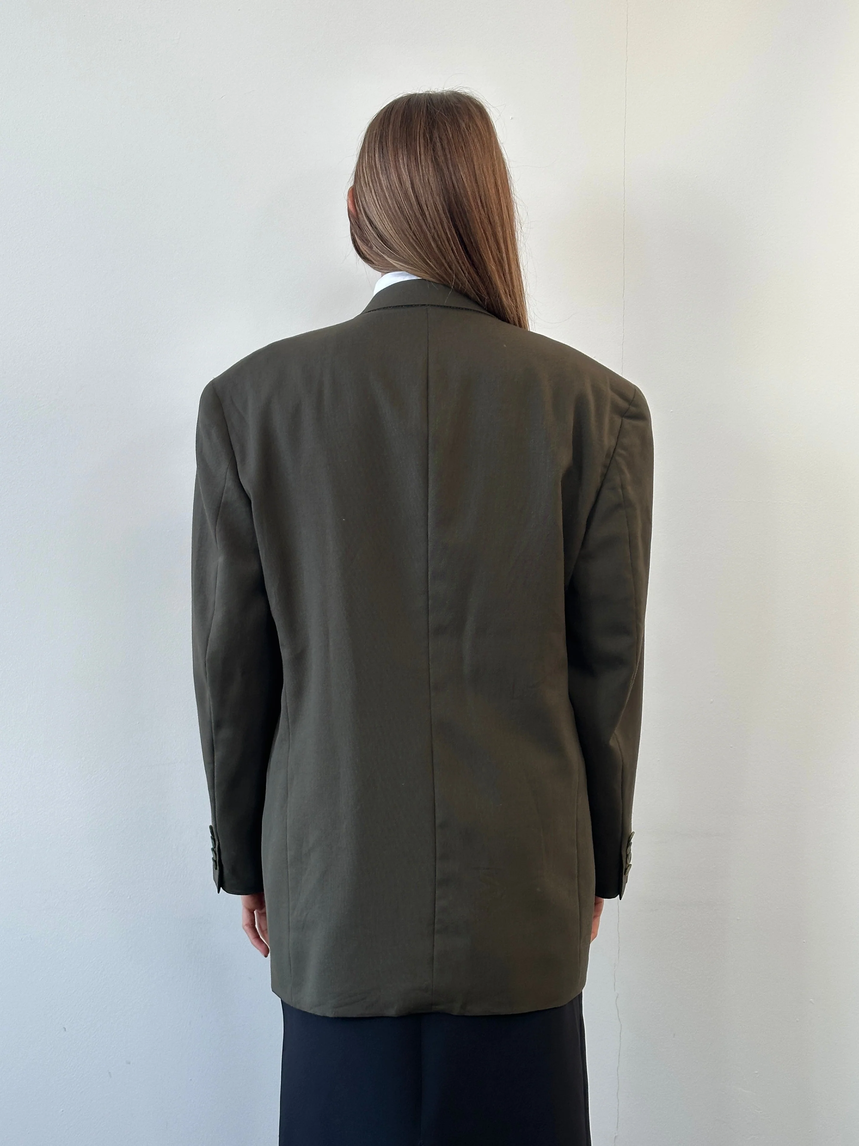 Christian Dior Monsieur 1980s Pure Wool Double Breasted Blazer - 41R/XL - Image 22