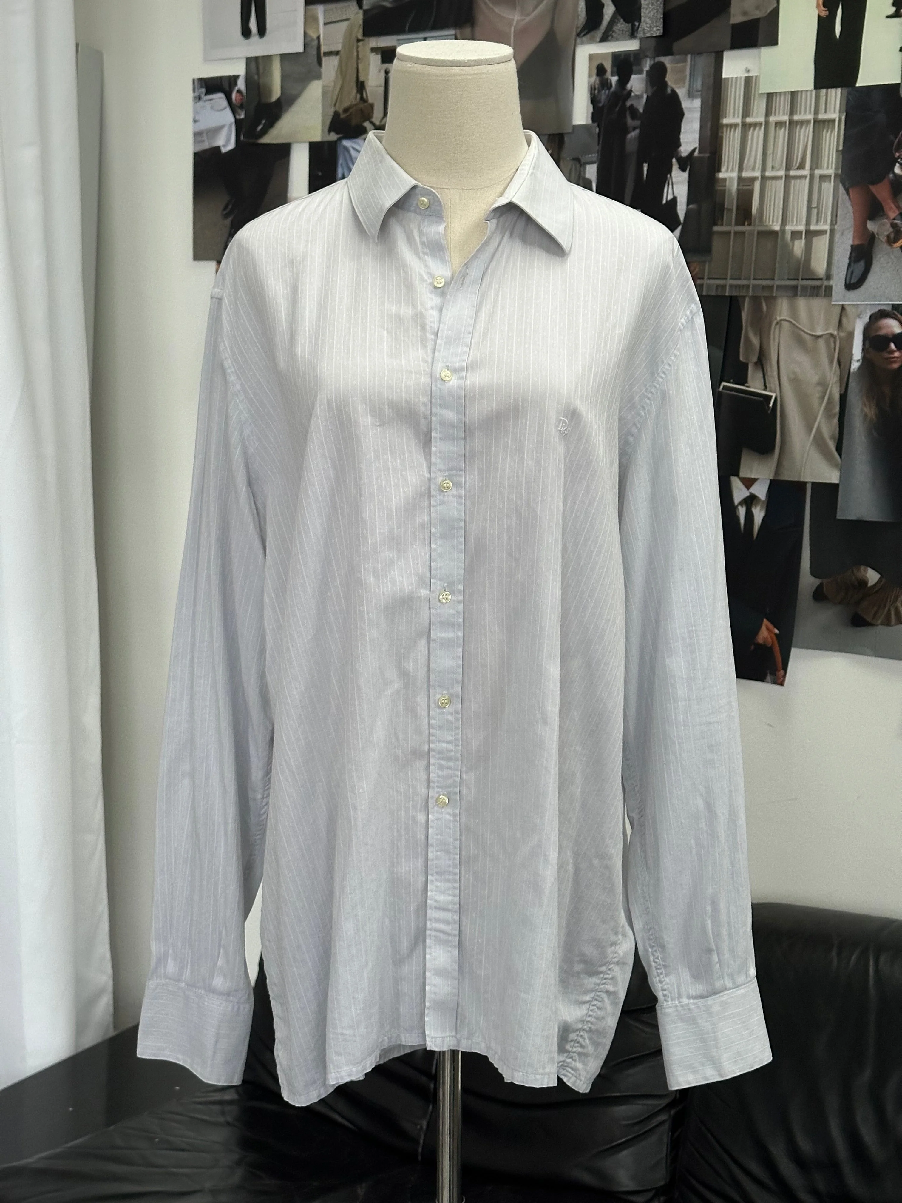 Christian Dior Monsieur 1990s Pure Cotton Logo Shirt - L/XL - Image 22