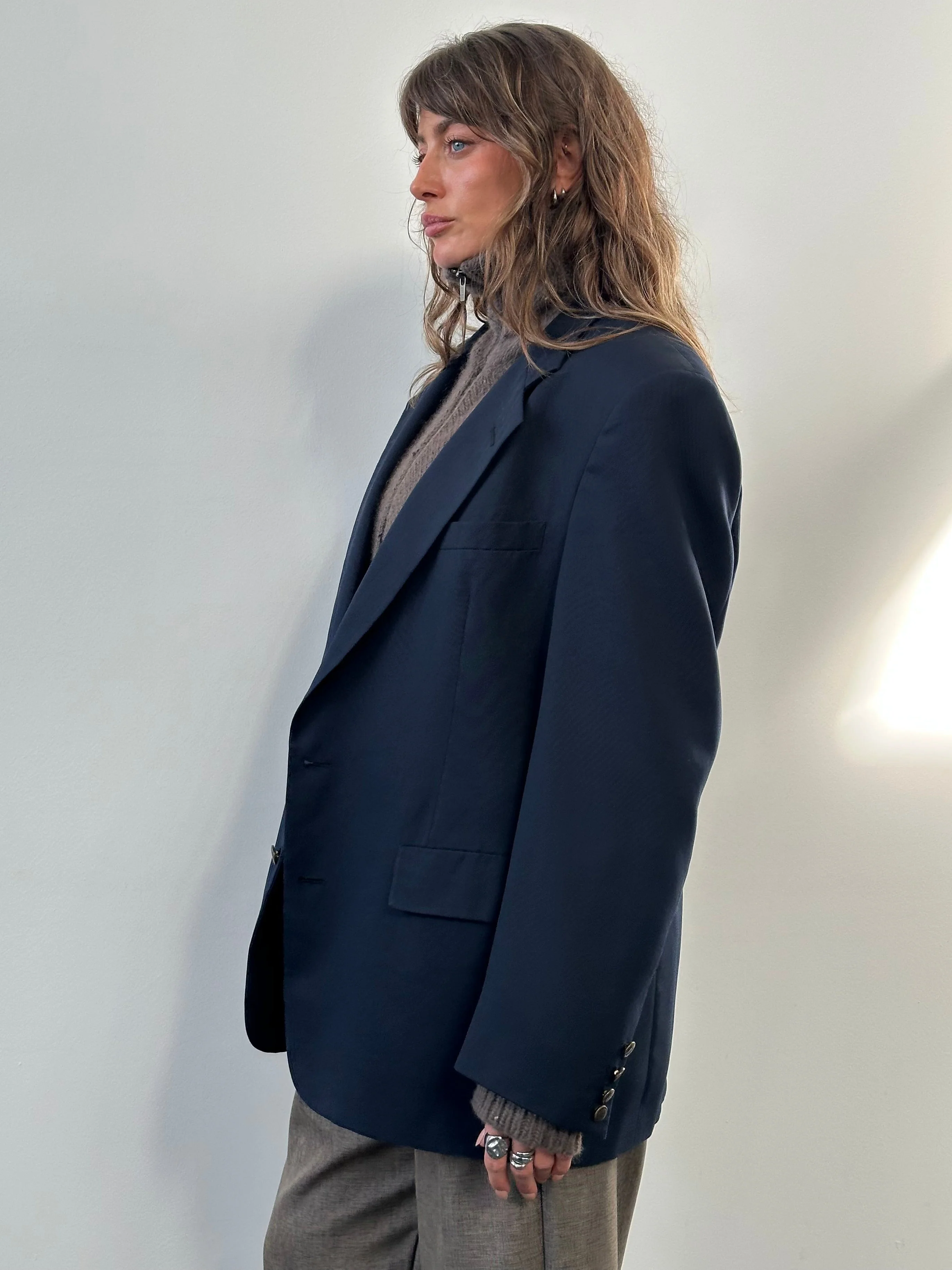 Christian Dior Monsieur 1990s Pure Wool Single Breasted Blazer - 44R/XL - Image 16