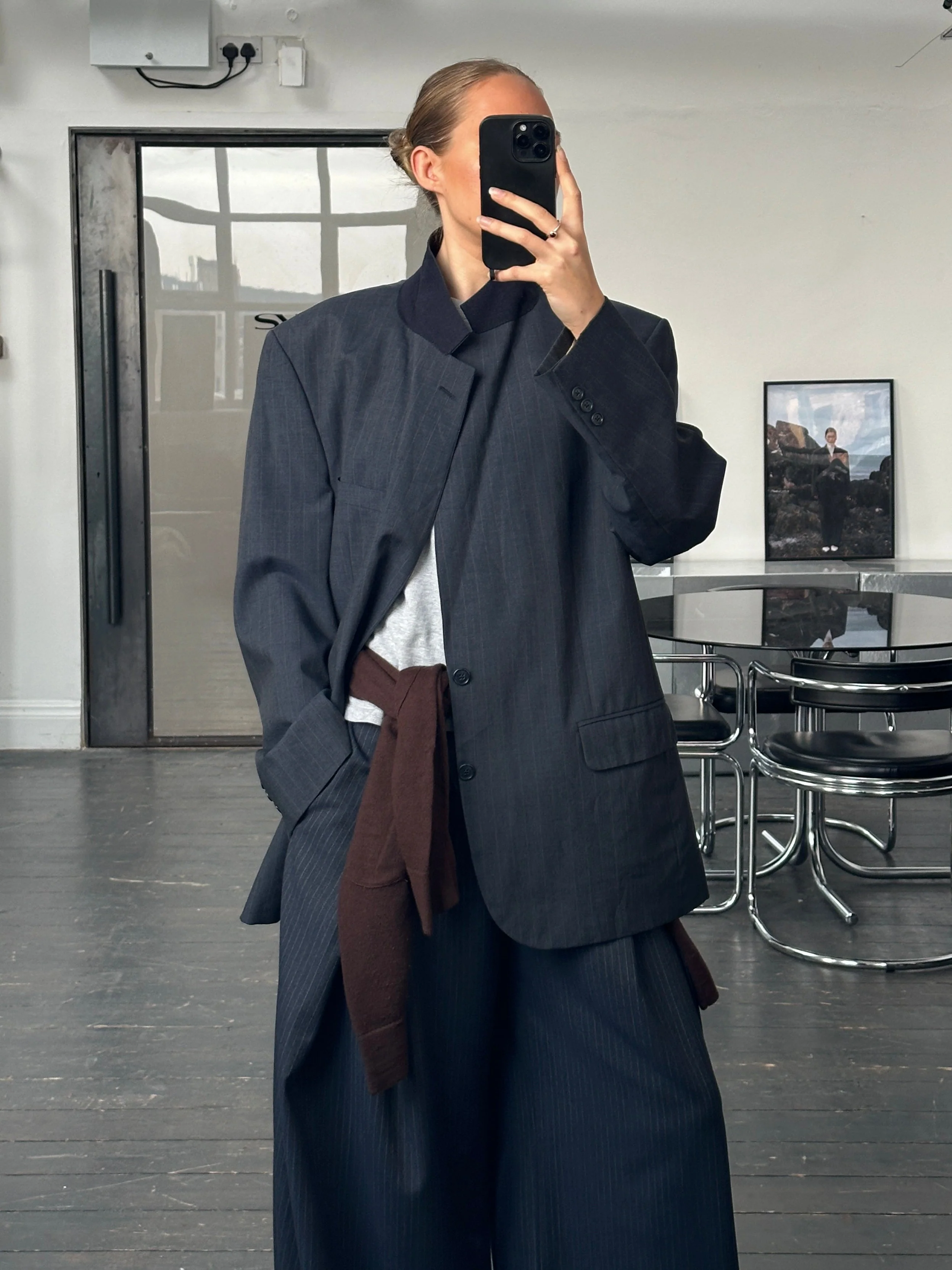 Christian Dior Monsieur 1990s Pure Wool Stripe Blazer - 46R/XXL - Image 29