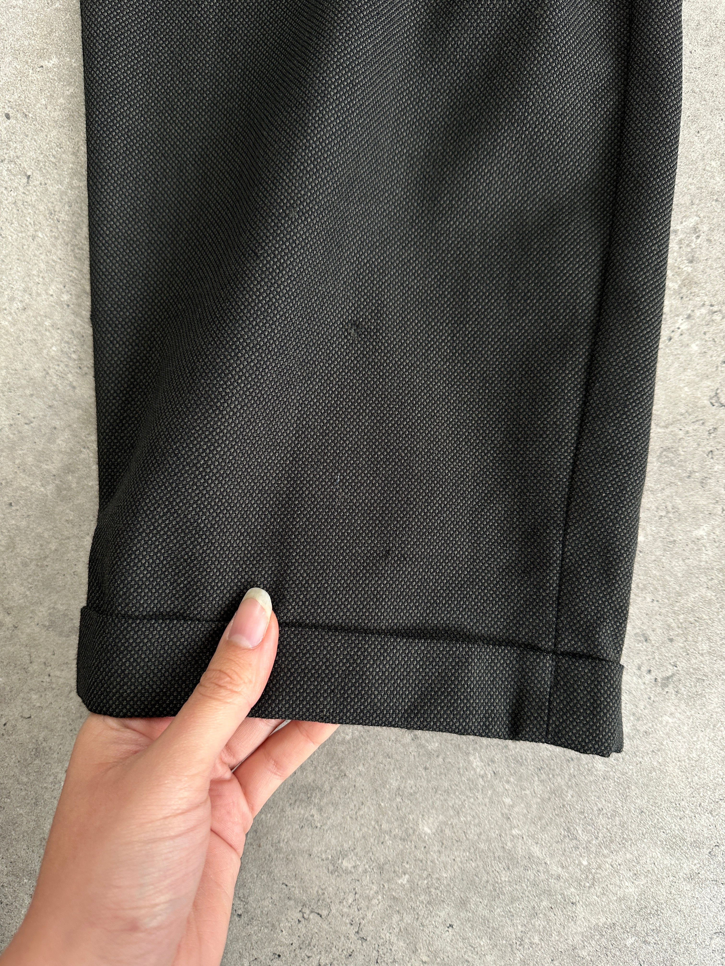 Christian Dior Monsieur Wool Straight Leg Tailored Trousers - W36 - Image 8