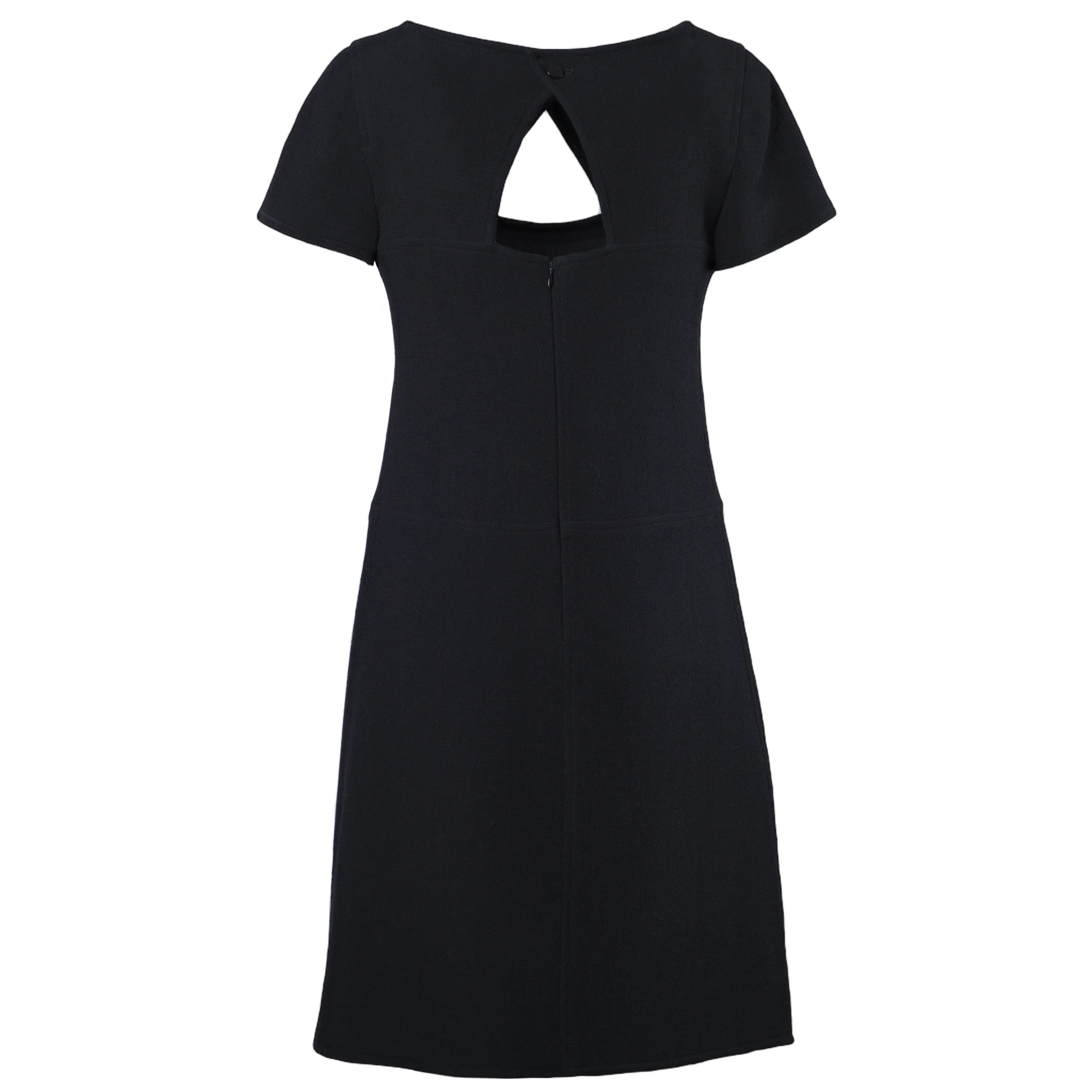 Courrèges Black Wool Dress - '00s - Image 13