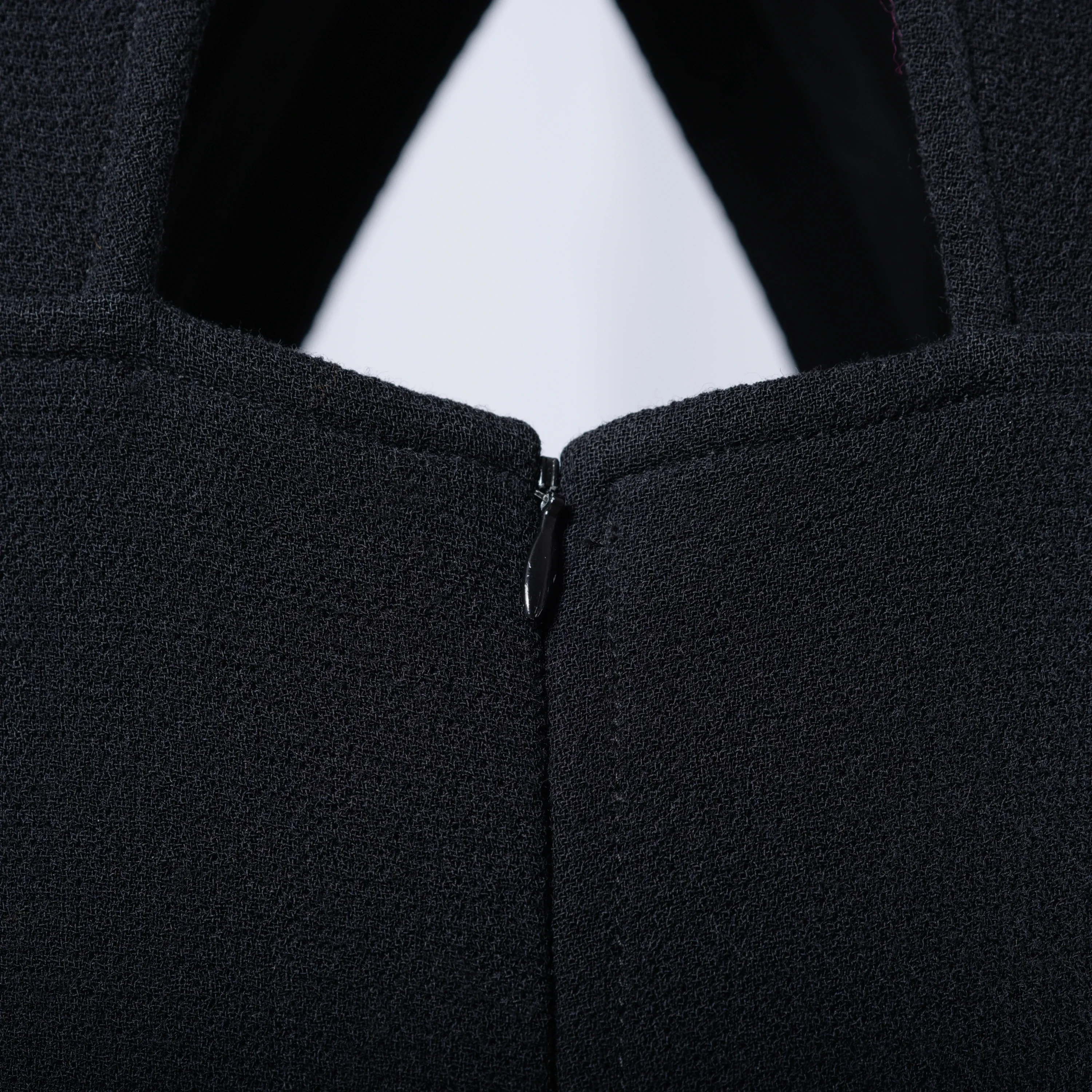 Courrèges Black Wool Dress - '00s - Image 24