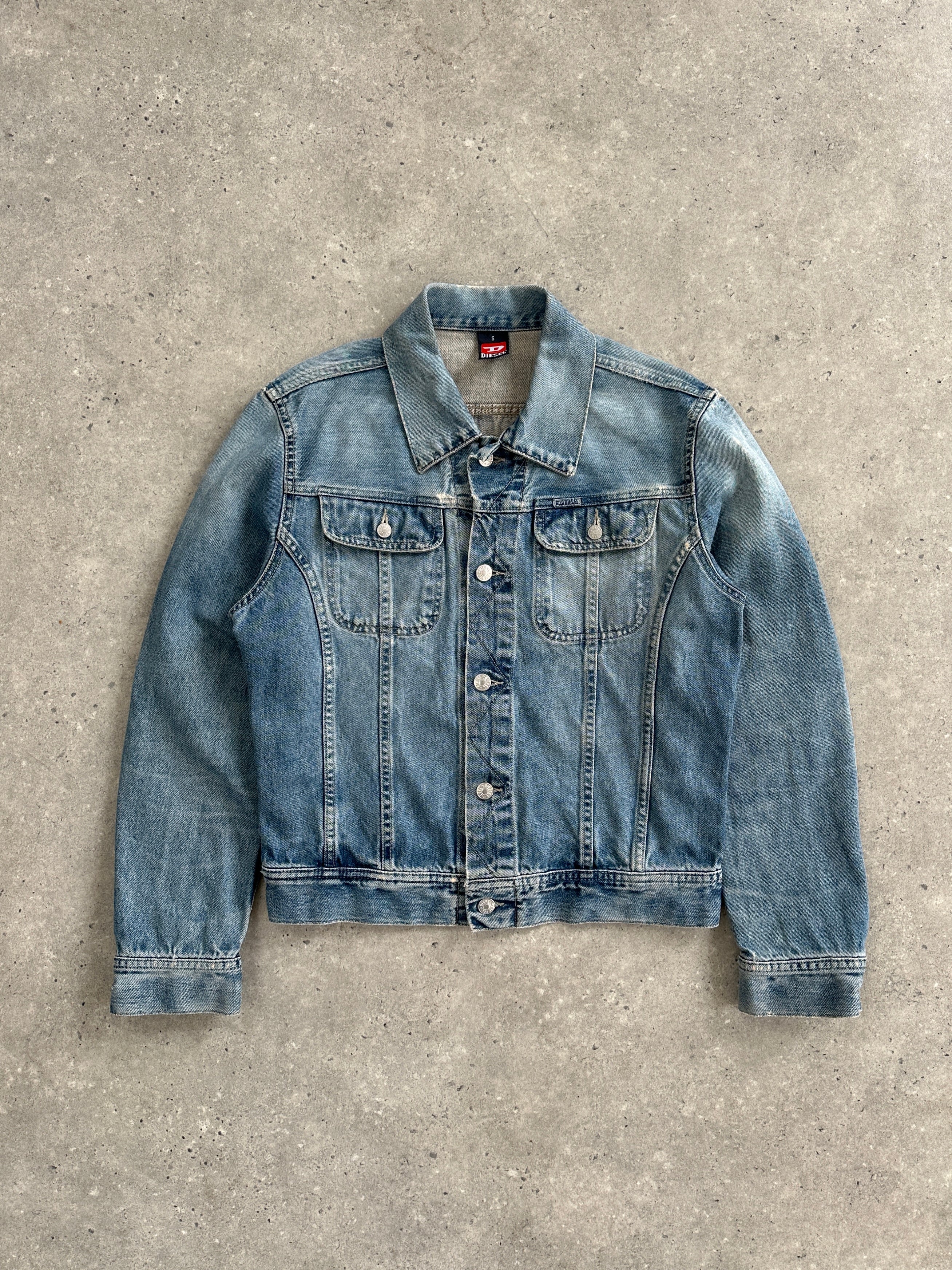 Diesel Fitted Denim Jacket - S - Image 2
